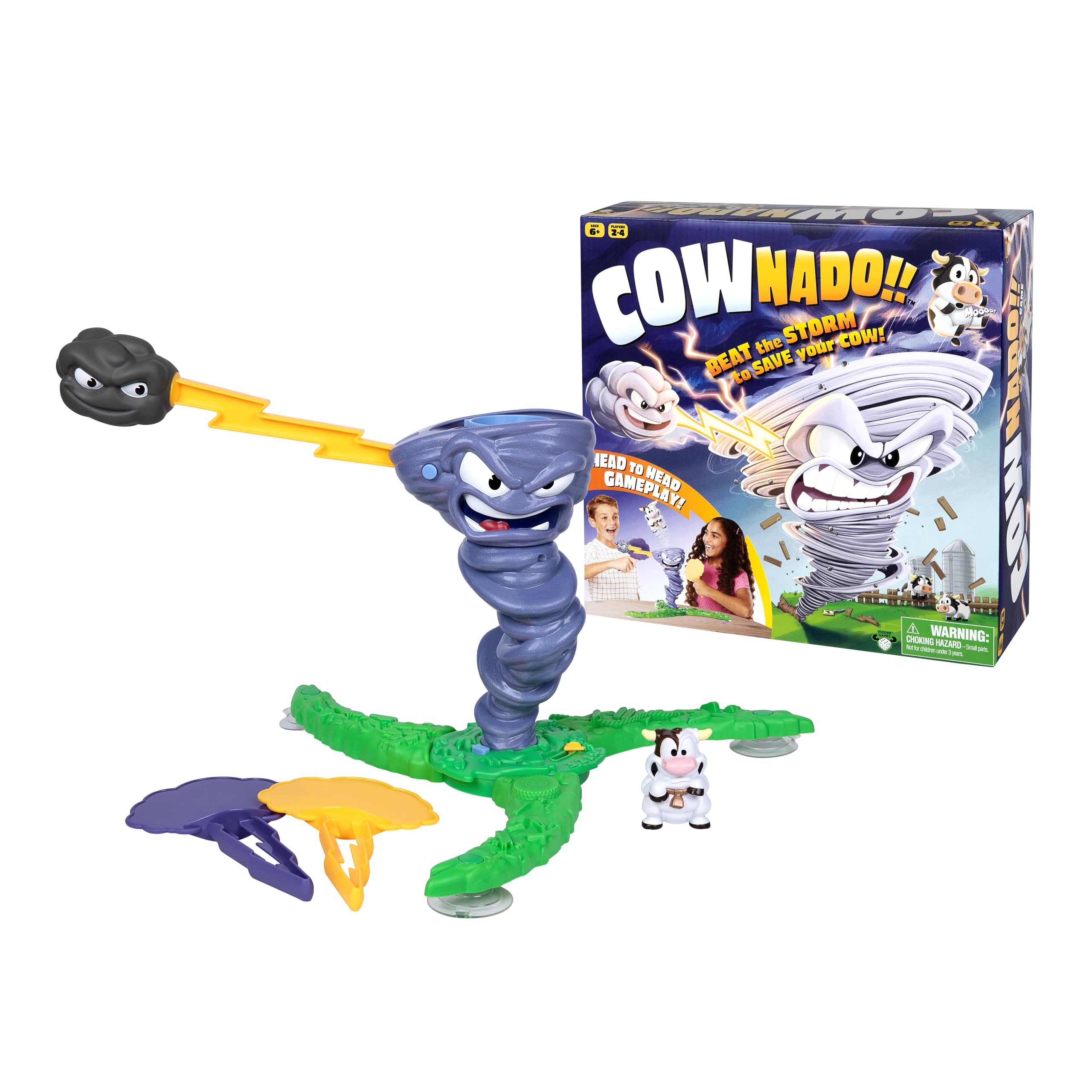 Moose Toys Cownado Tetherball-Style Table Game