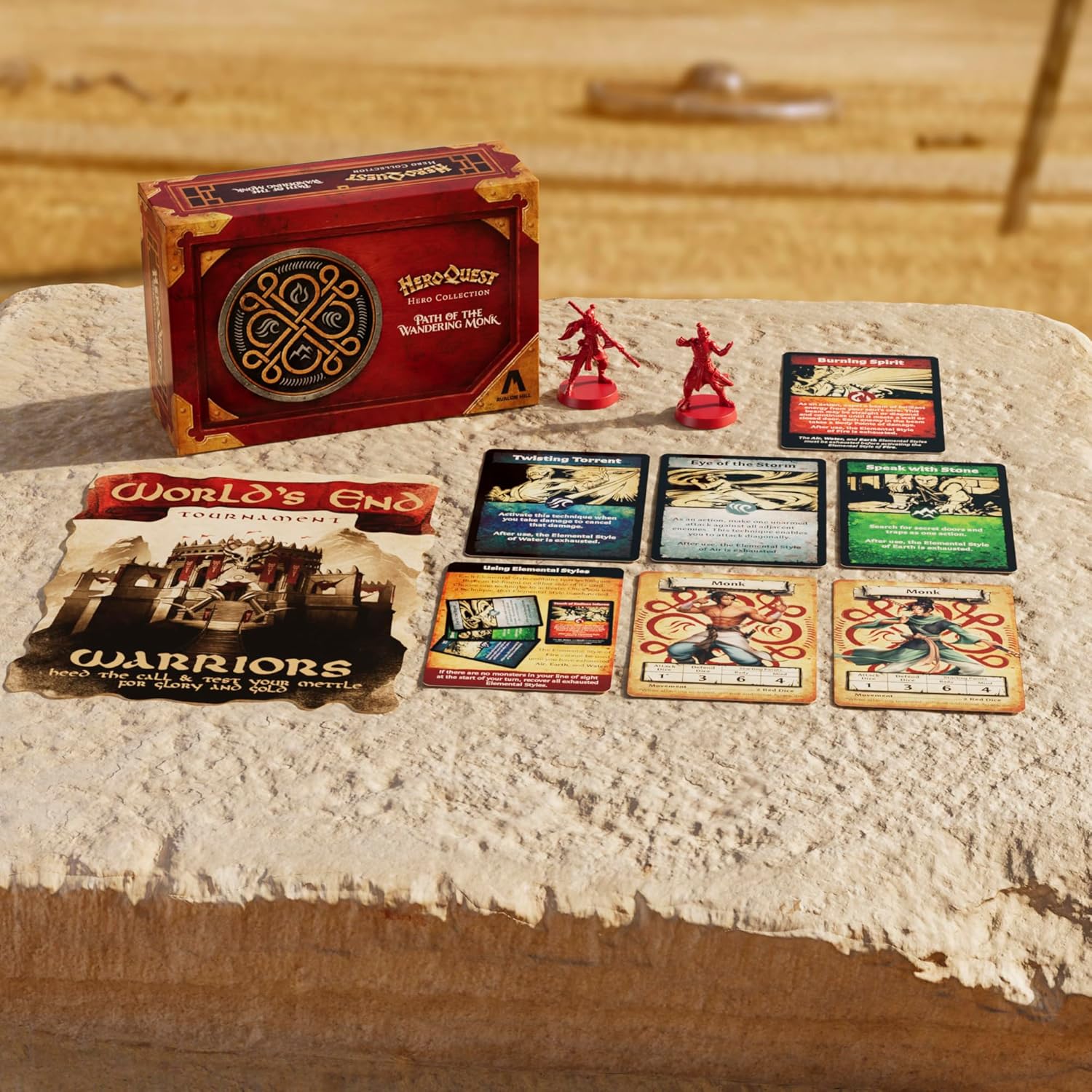Hasbro Gaming HeroQuest Hero Collection: Path of The Wandering Monk Figures 10