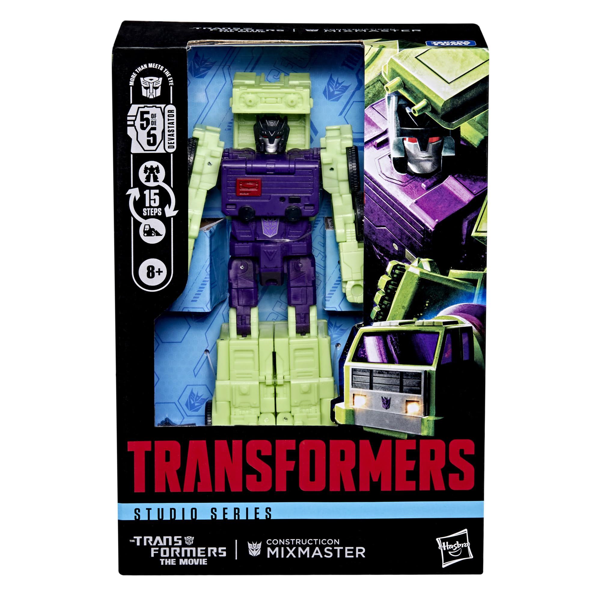 Transformers Studio Series Voyager Class Constructicon Mixmaster Action Figure | 14 cm 4