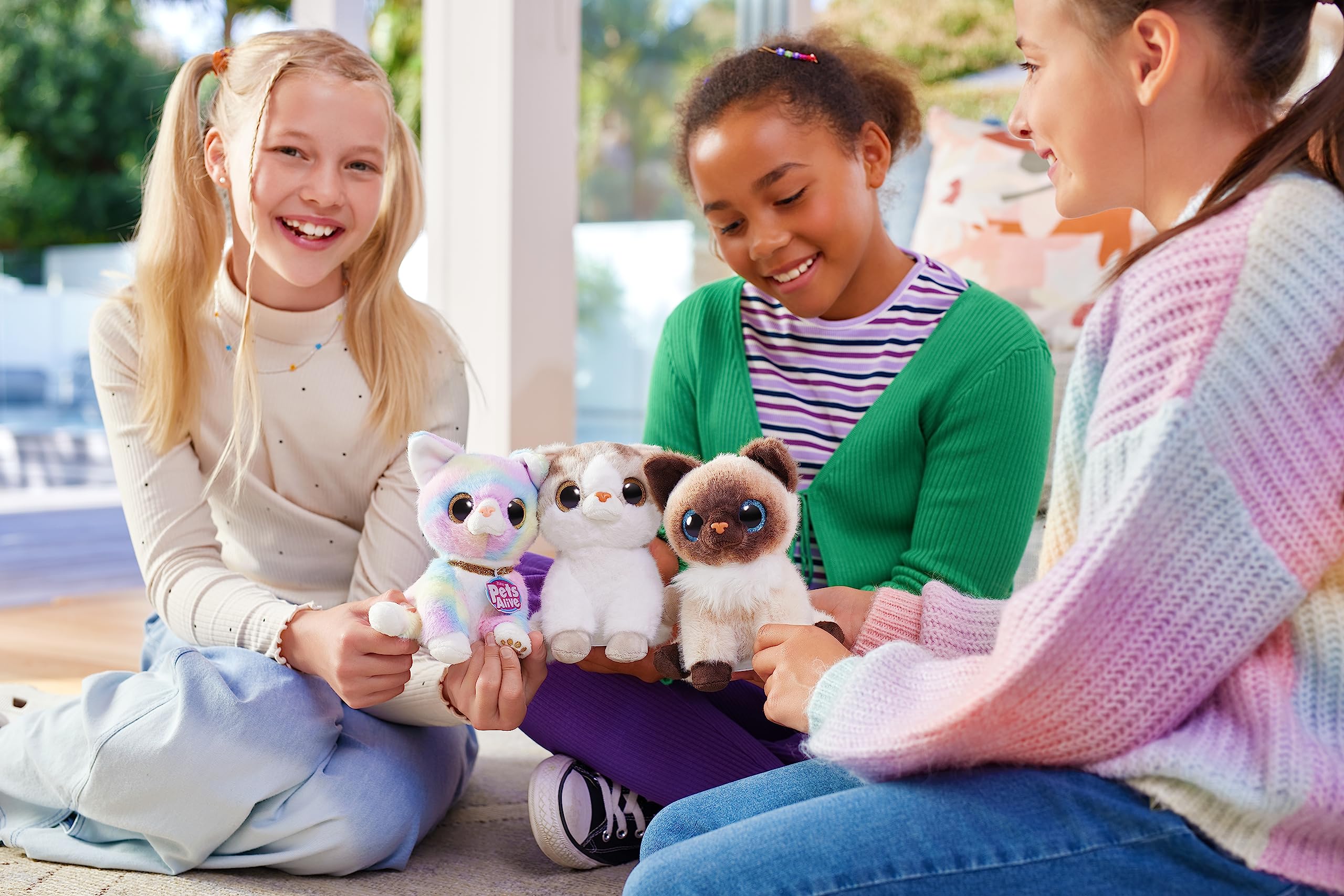 Pets Alive Smitten Kitten Mooloo - Interactive Electronic Plush with 10 Real Kitten Sounds, Ages 3+ 3