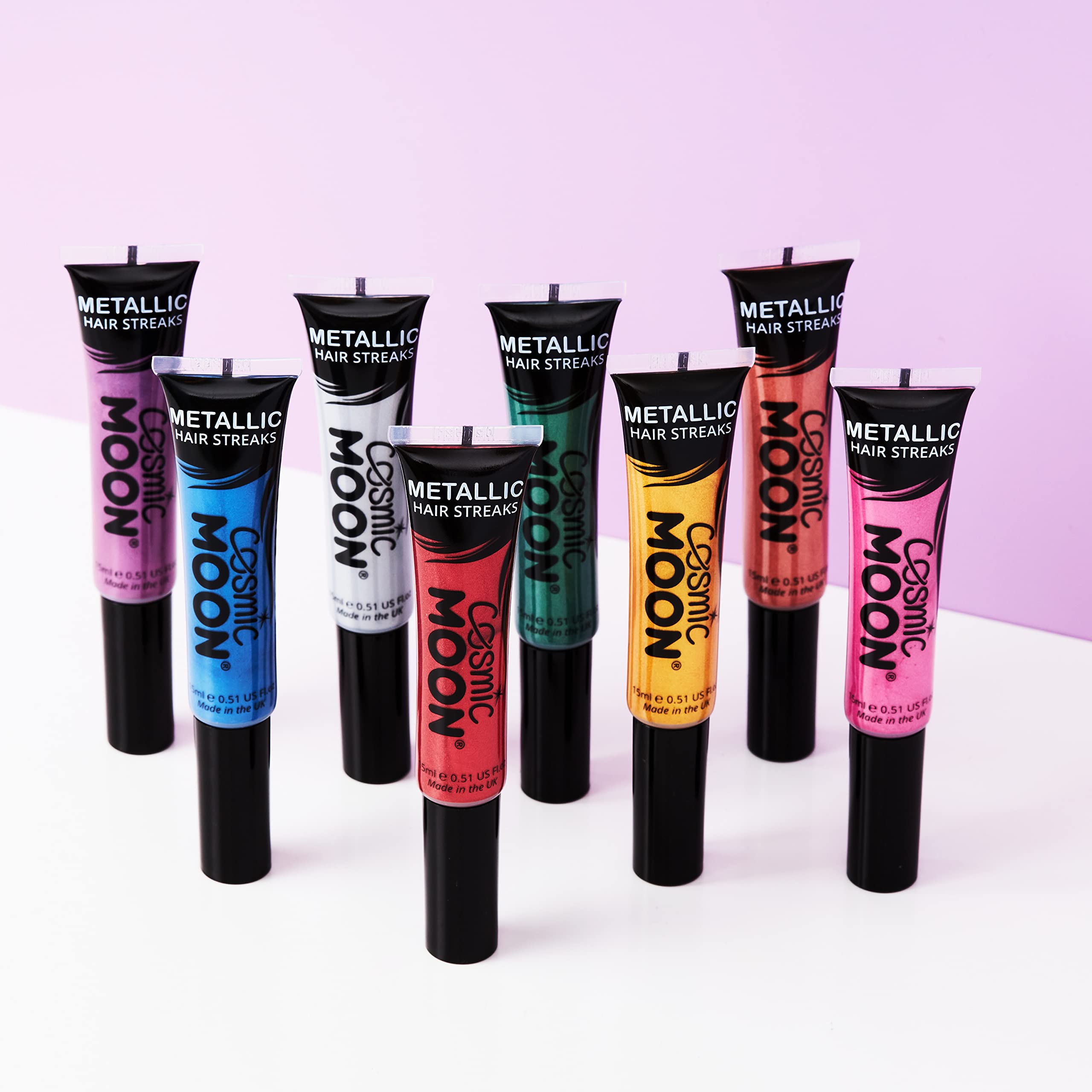 Cosmic Moon - Metallic Hair Colour Streaks (15ml) - Silver 5