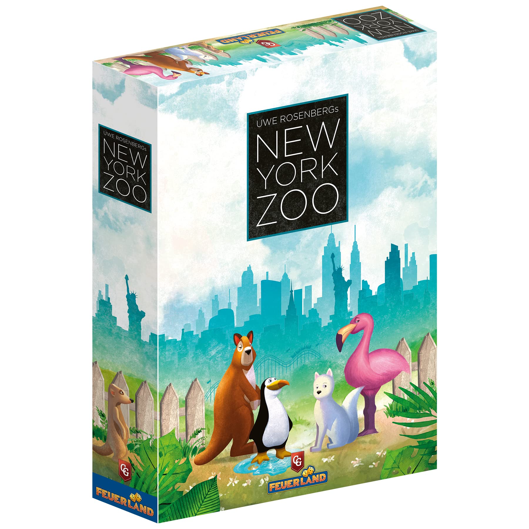 Capstone Games New York Zoo Board Game | Strategy | 1-5 Players | 30 Min Playtime 1