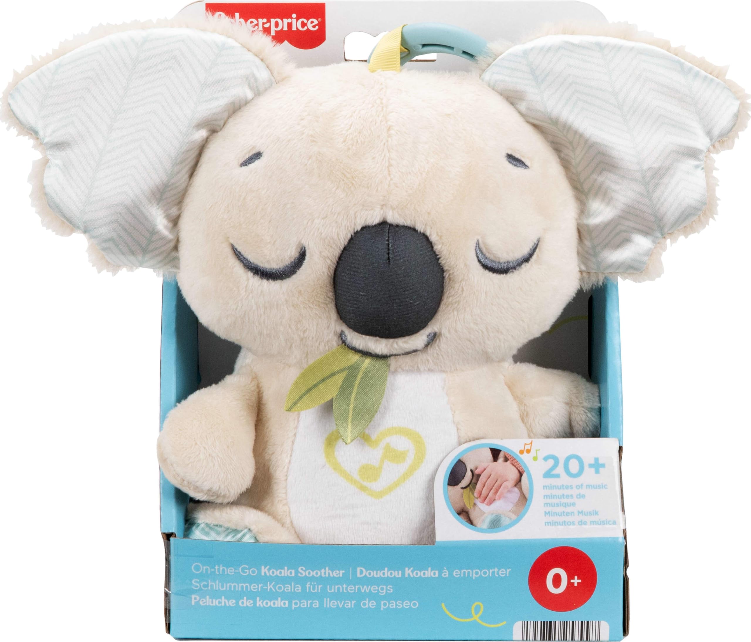 Fisher-Price On-the-Go Koala Soother - Plush Portable Sound Machine for Newborns 0+ Months 4