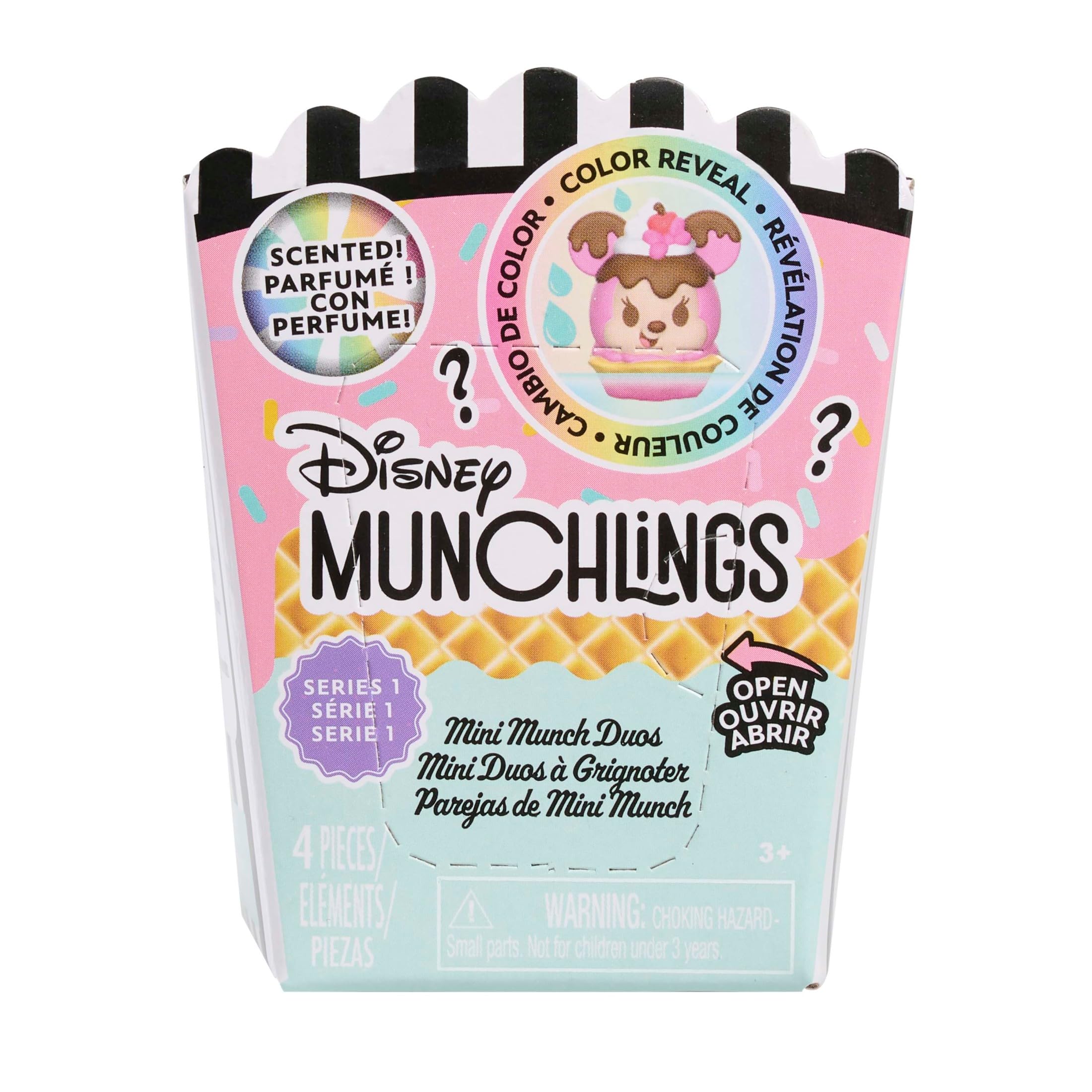 Just Play Disney Munchlings Mini Munch 2pk - Color-Changing Blind Box Collectible Figures 5