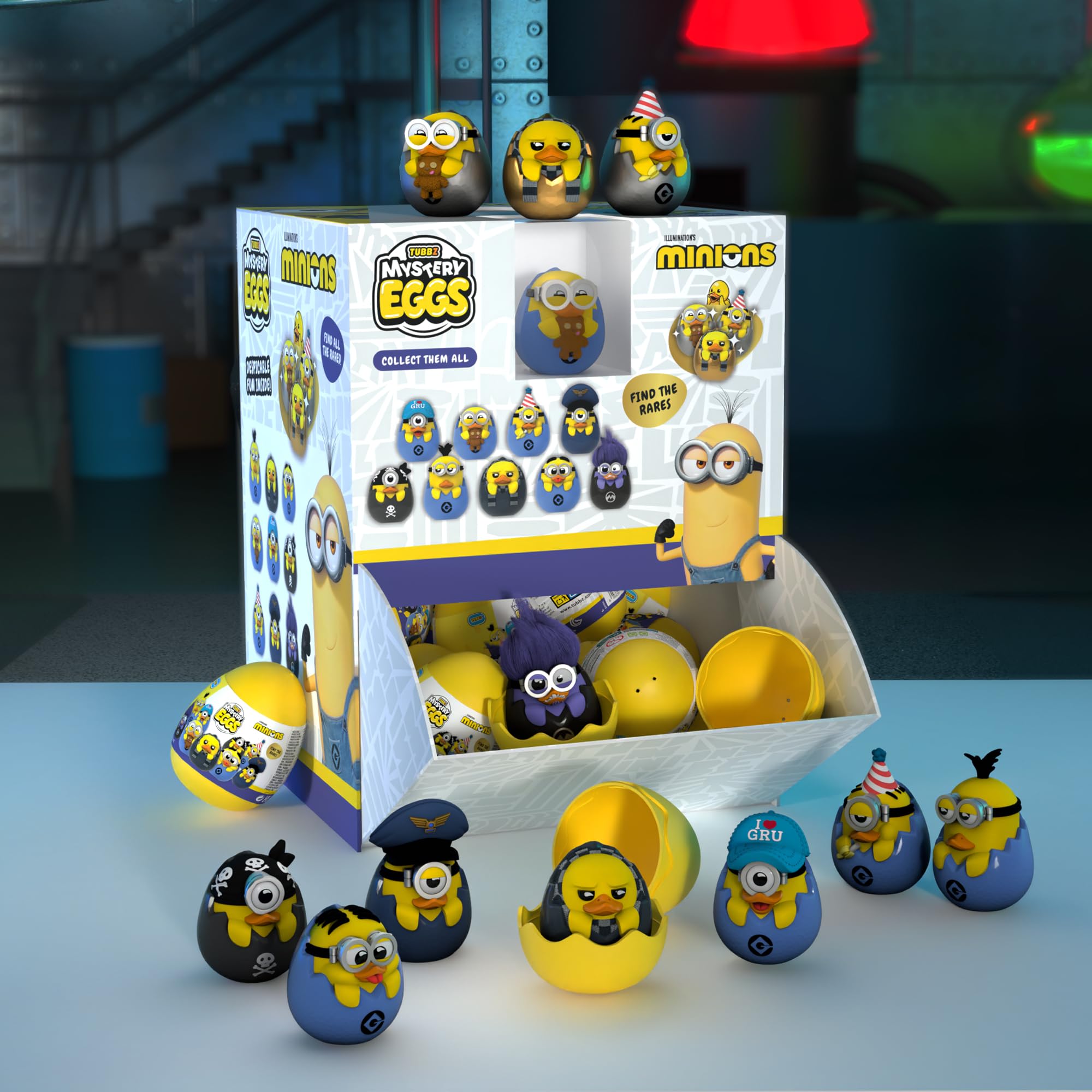 TUBBZ Minions Mystery Eggs Blind Box Collectible Figure | Polyvinyl Chloride | Ages 3+ 5