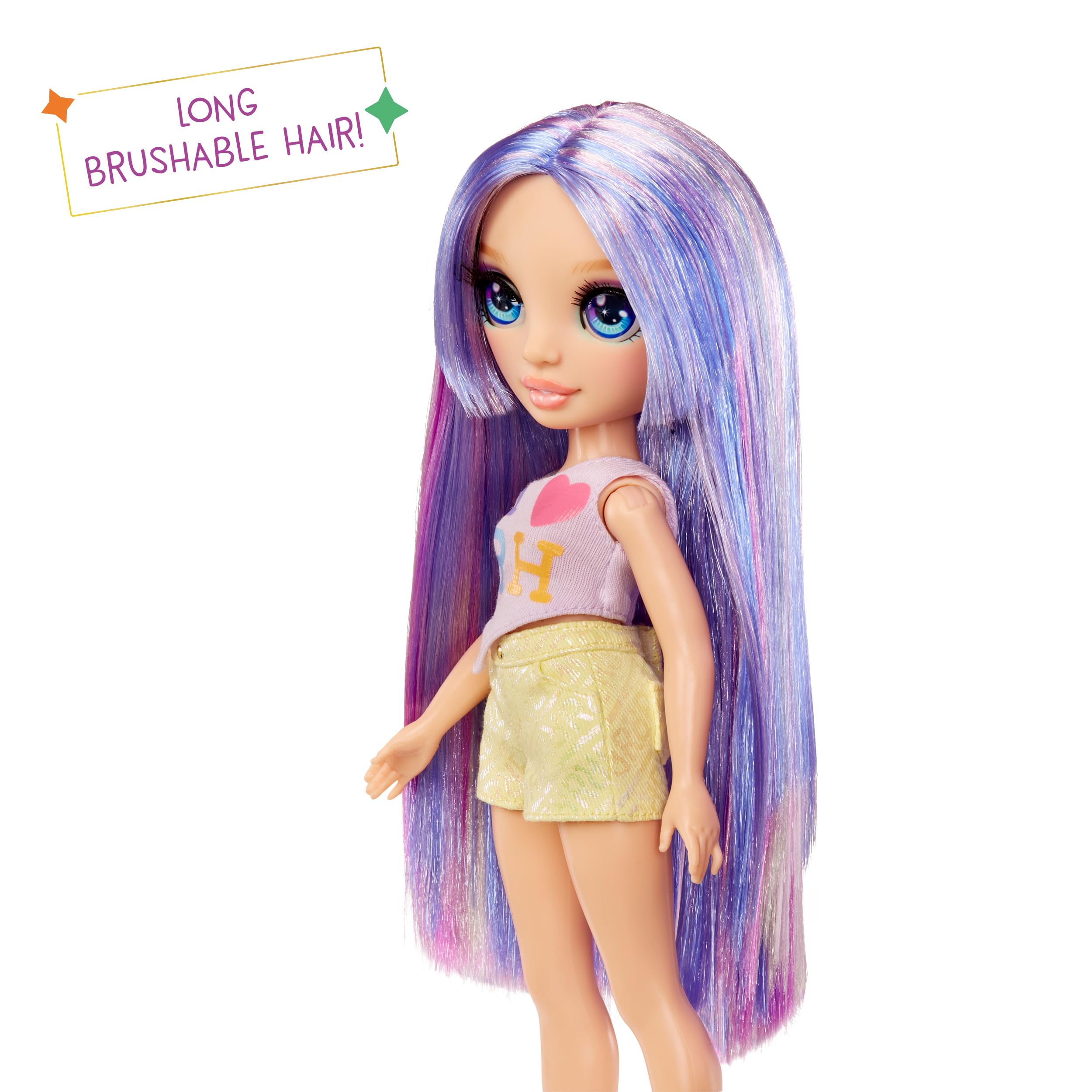 Rainbow High Violet Fashion Doll - 11 Inch Articulated Doll with Purple Outfit | Ages 4+ | Model 547563-EUC 5