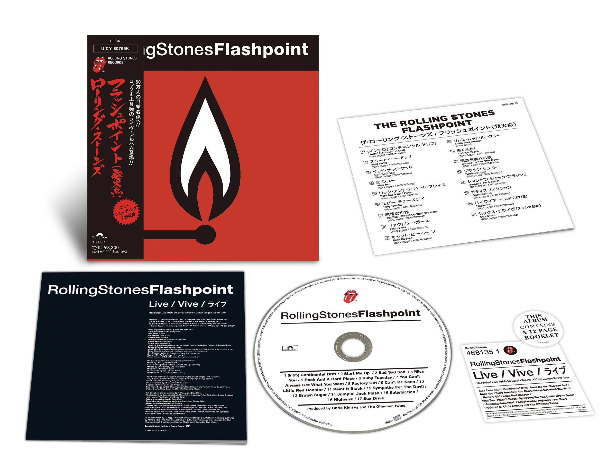 The Rolling Stones - Flashpoint [CD] 1