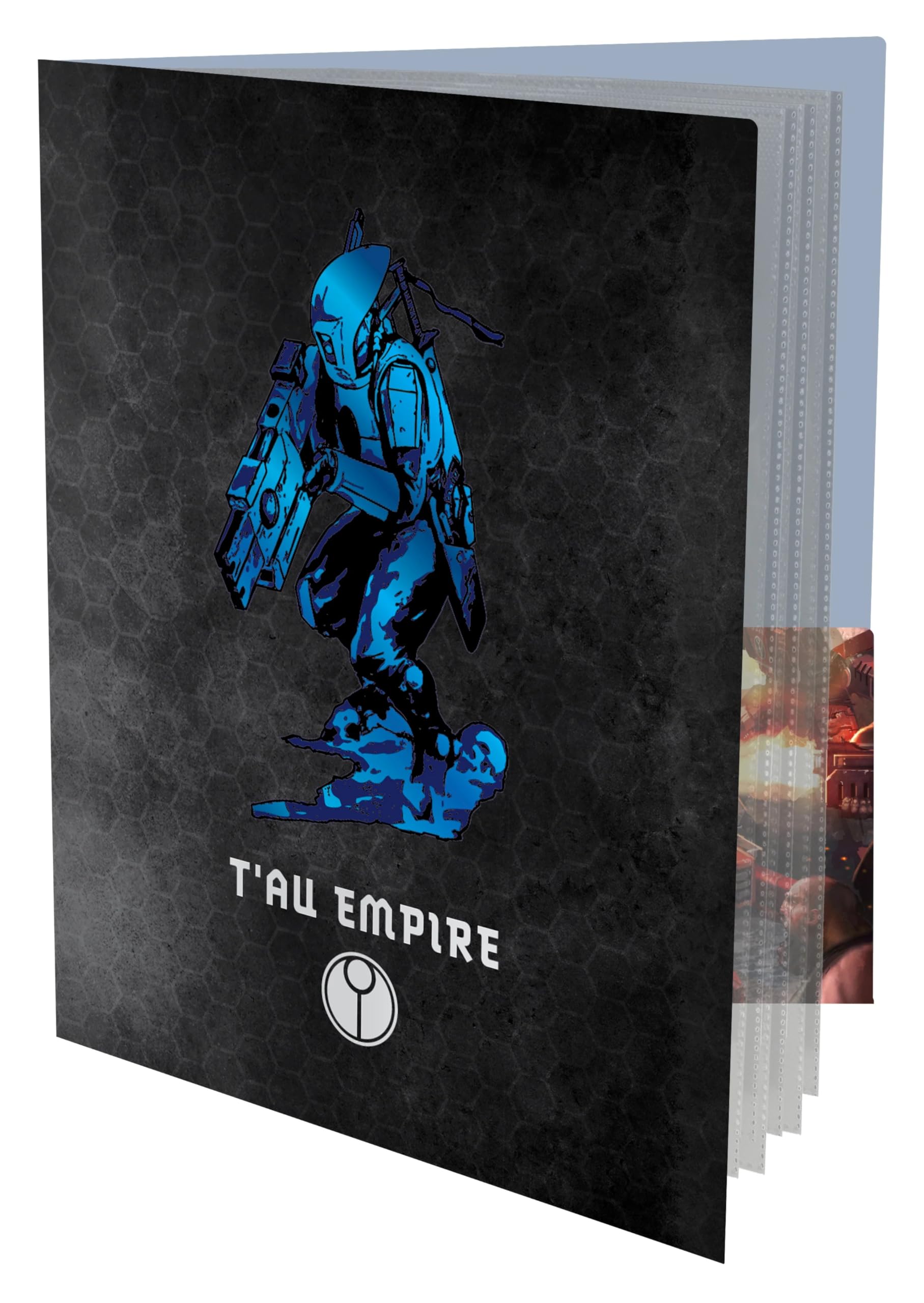 Ultra Pro T'au Empire Datasheet and Index Card Folio for Warhammer 40,000 | Red Foil Design 1