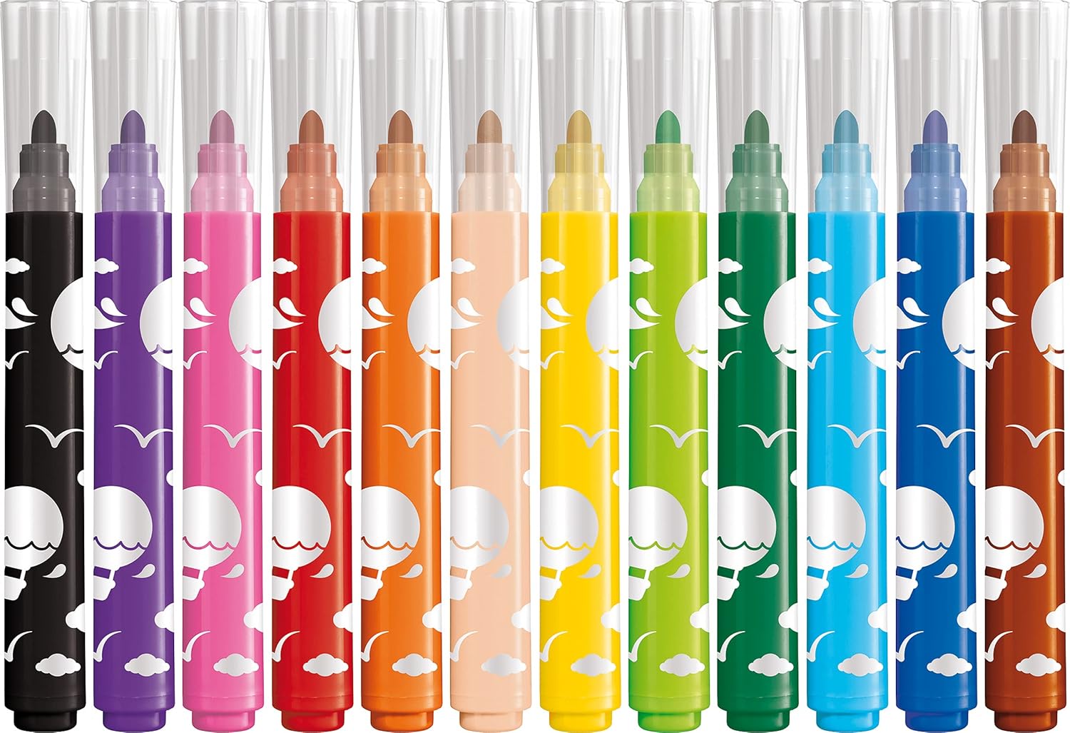 Maped Color'Peps My First Jumbo Colouring Pens - 12 Washable Felt Tips for Toddlers (1+ Years) 4