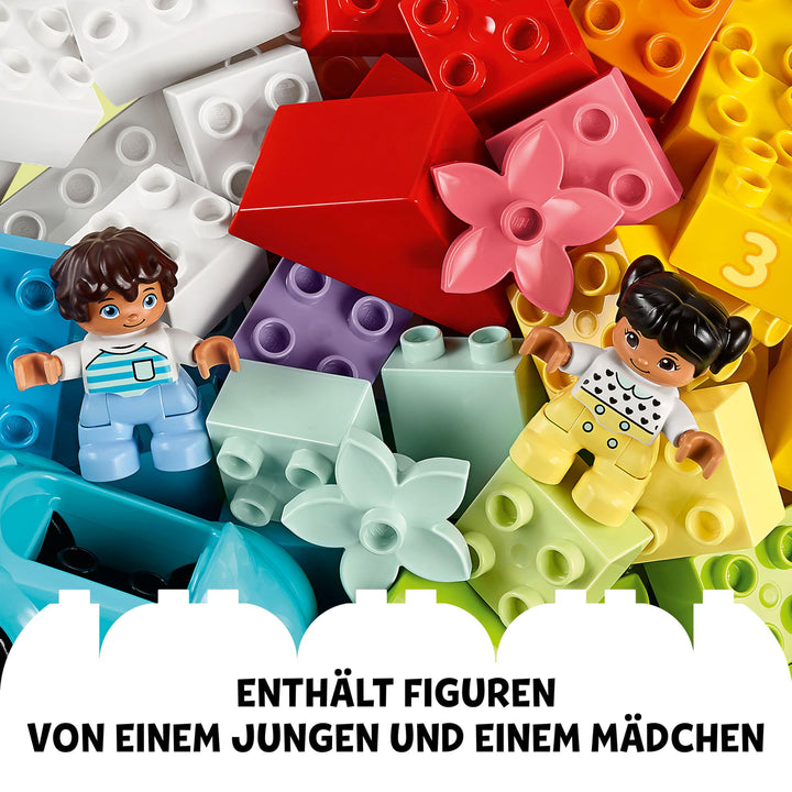 LEGO DUPLO Classic Brick Box 10913 - Educational Building Set for Toddlers 18 Months+