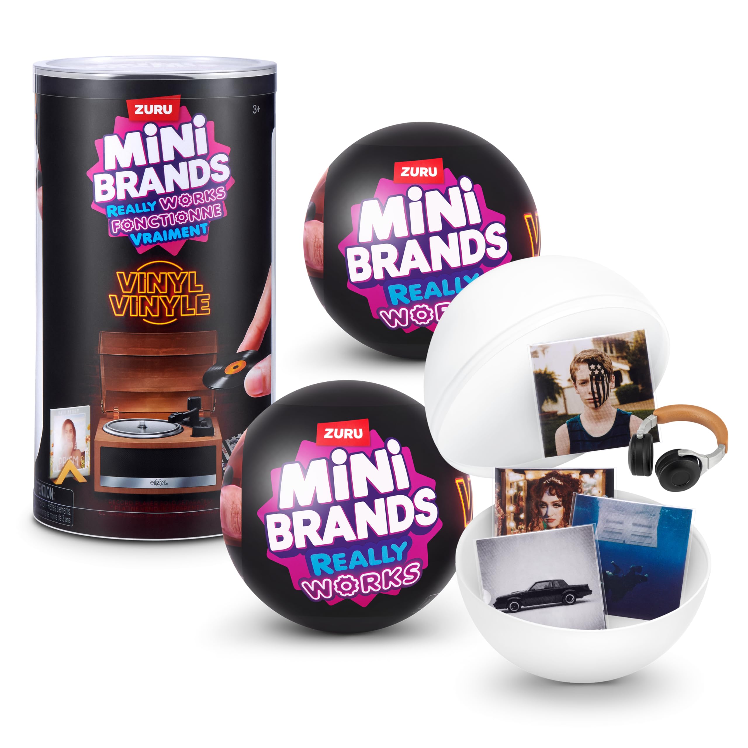 Mini Brands Really Works Mini Vinyl Capsules by ZURU - Series 1 (2-Pack) | Collectible Miniatures