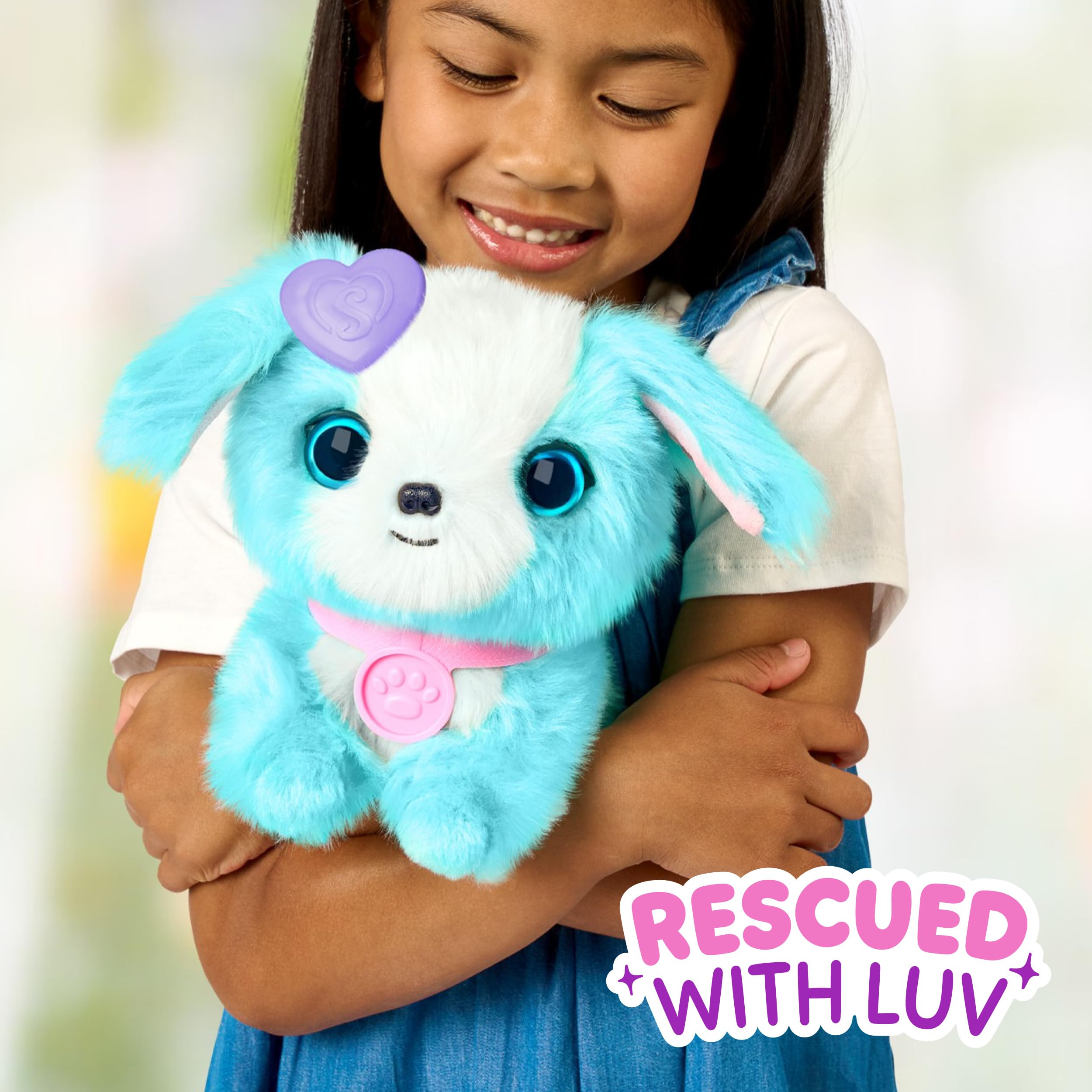 Scruff-a-Luvs Pet Scruffs Blue - Wash & Reveal Mystery Plush Toy, 7.5" Tall 6