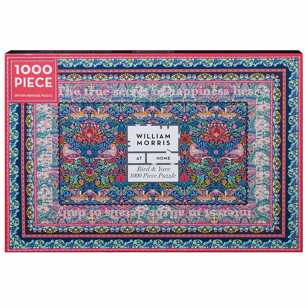 WILLIAM MORRIS AT HOME Rose Design Jigsaw Puzzle - 1000 Pieces | Fits 50x70cm Frame