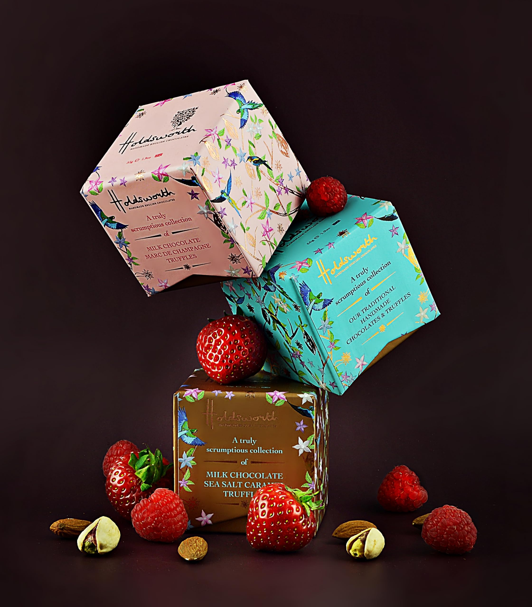 Holdsworth Chocolates - Truly Scrumptious Assorted Handmade Chocolates 55g 5