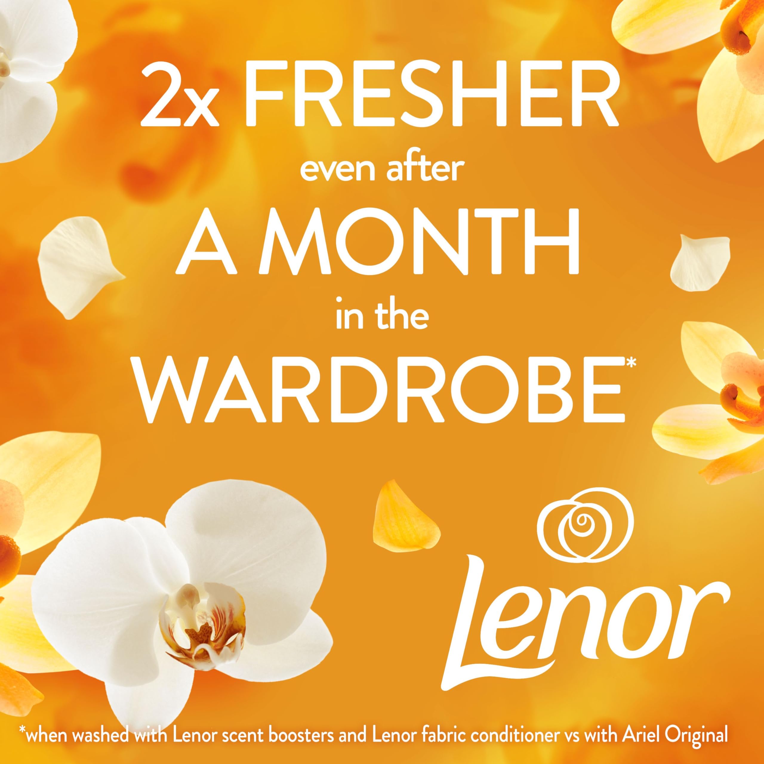 Lenor Gold Orchid In-Wash Scent Booster Beads - 735g | Non-Stop Freshness | Orchid Scent 4