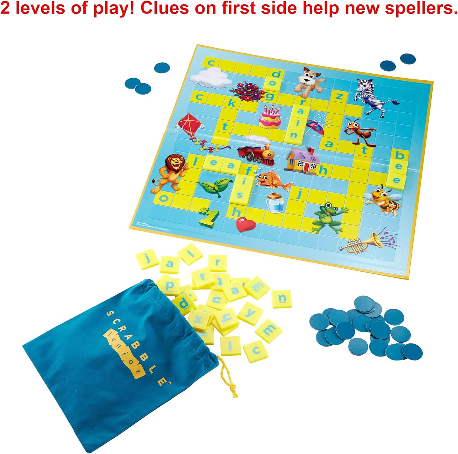 Mattel Games Scrabble Junior Children's Board Game 3
