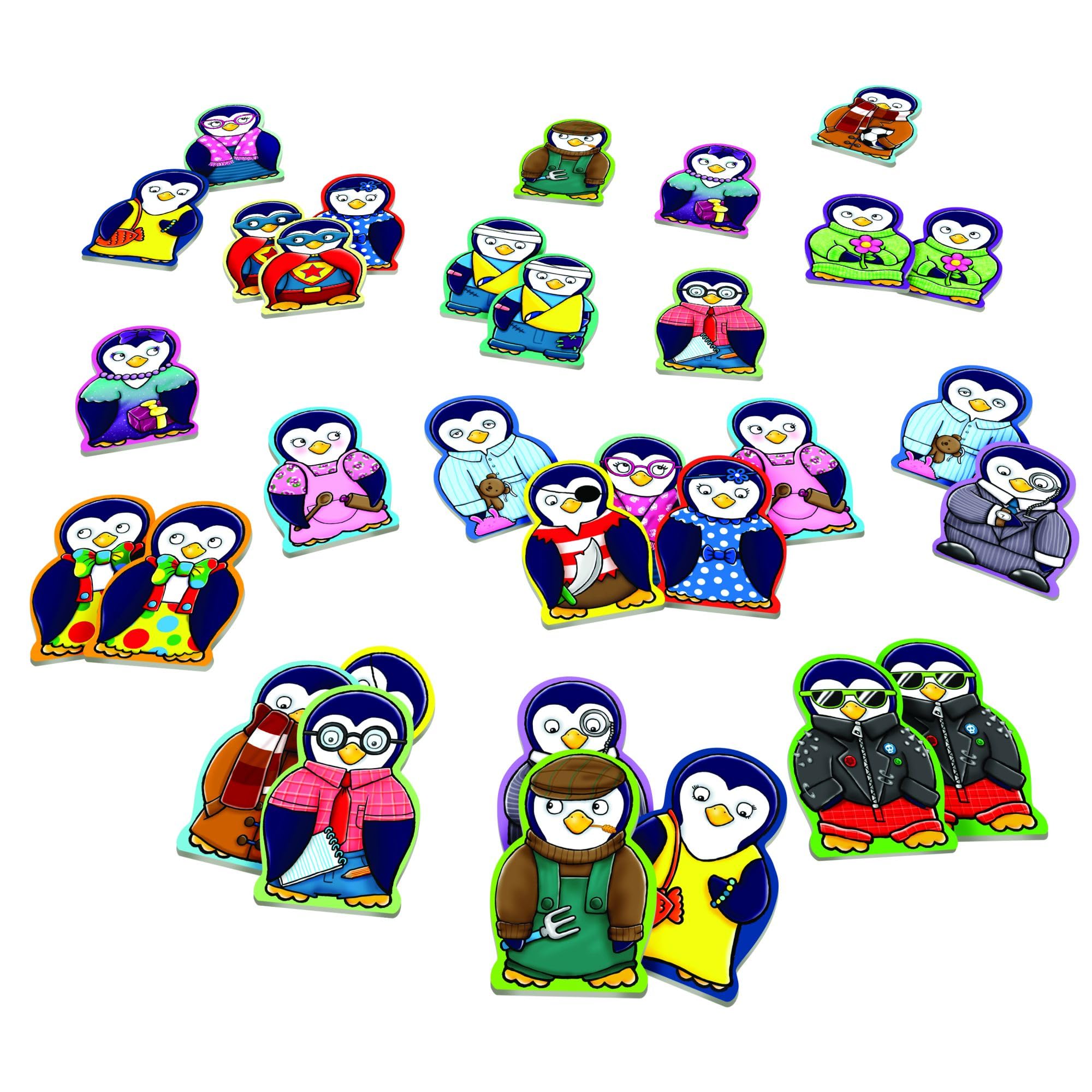 Orchard Toys Penguin Pairs Mini Matching Game for Kids 3-6 3