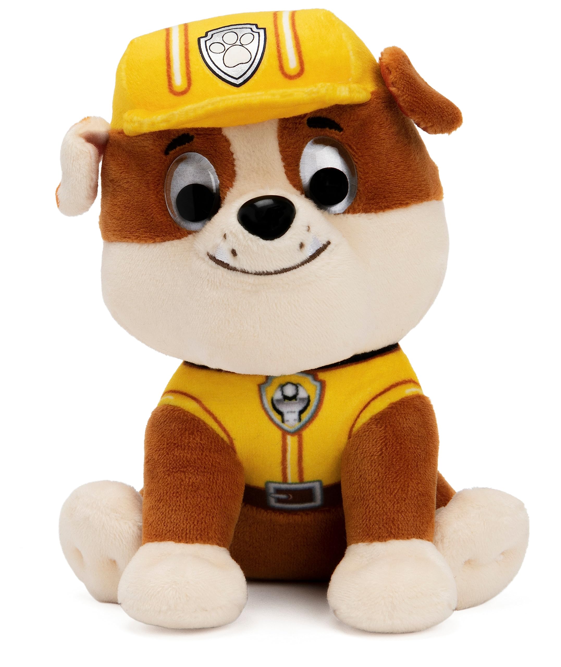 GUND PAW Patrol Rubble Plush Toy - 6 Inch Cuddly Stuffed Animal for Toddlers
