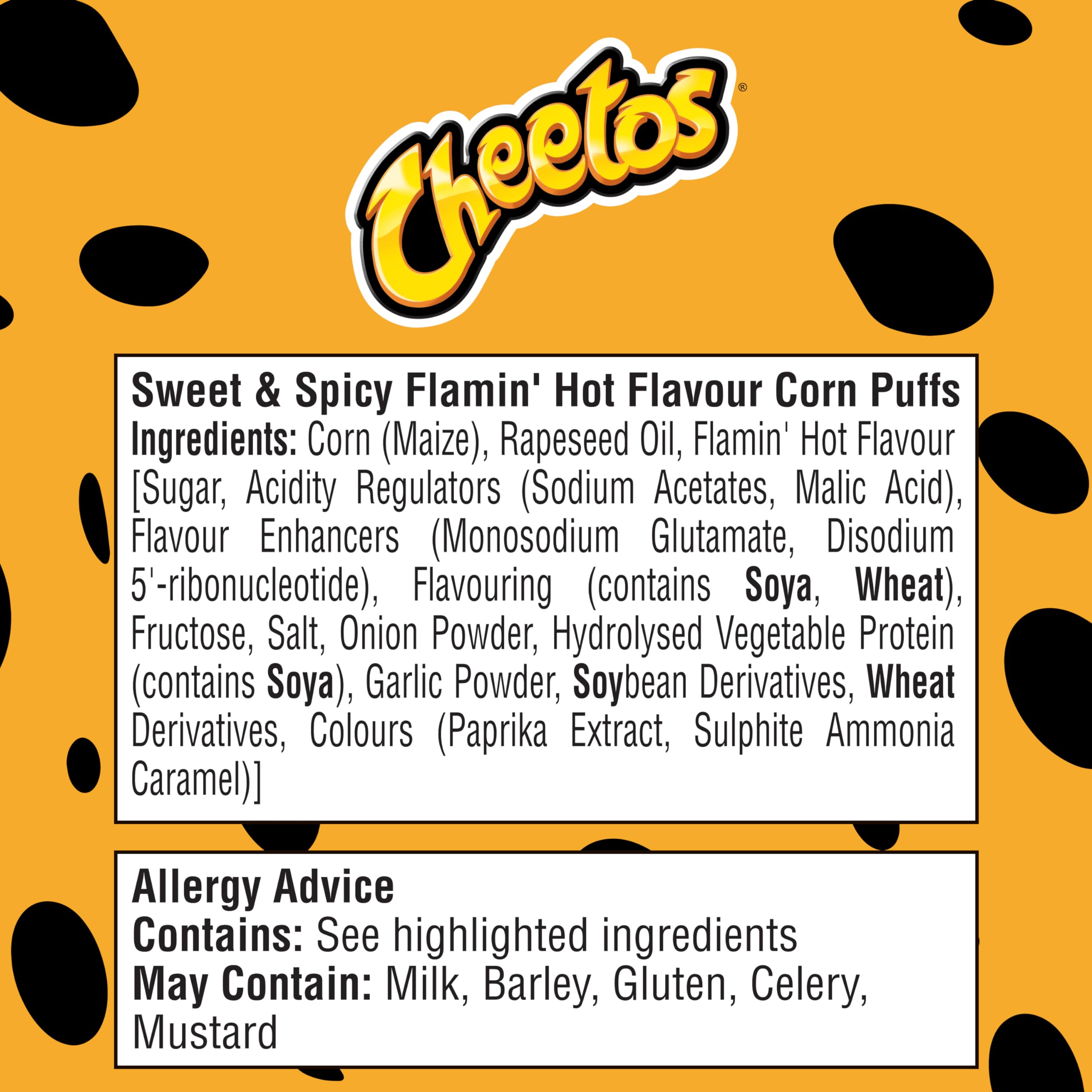 Cheetos Puffs Sweet and Spicy Flamin Hot Multipack Crisps 6x13g 3
