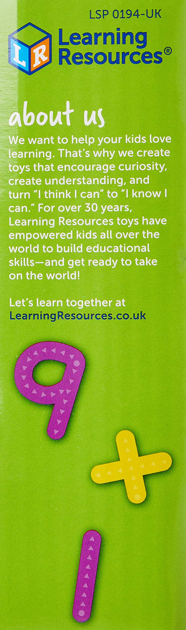 Learning Resources Tactile Numbers & Operations - Sensory Math Learning for Ages 4+ 14