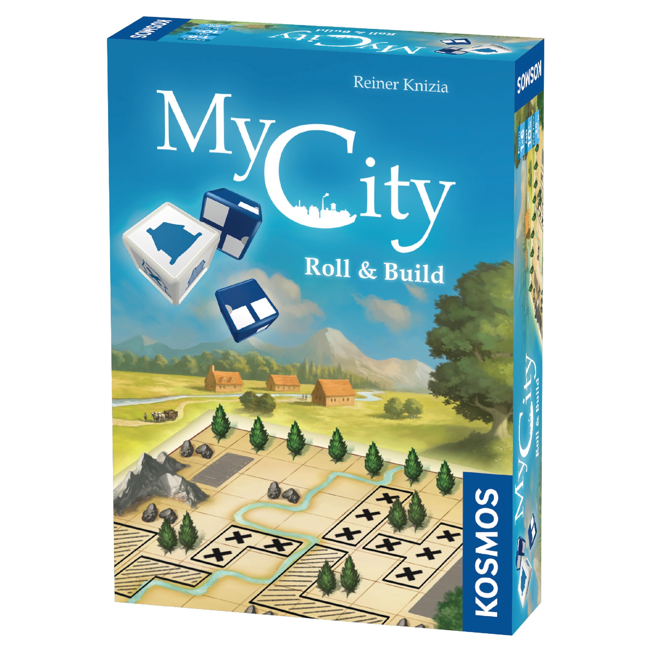Thames & Kosmos My City Roll & Build Decision-Making Board Game for Family Night