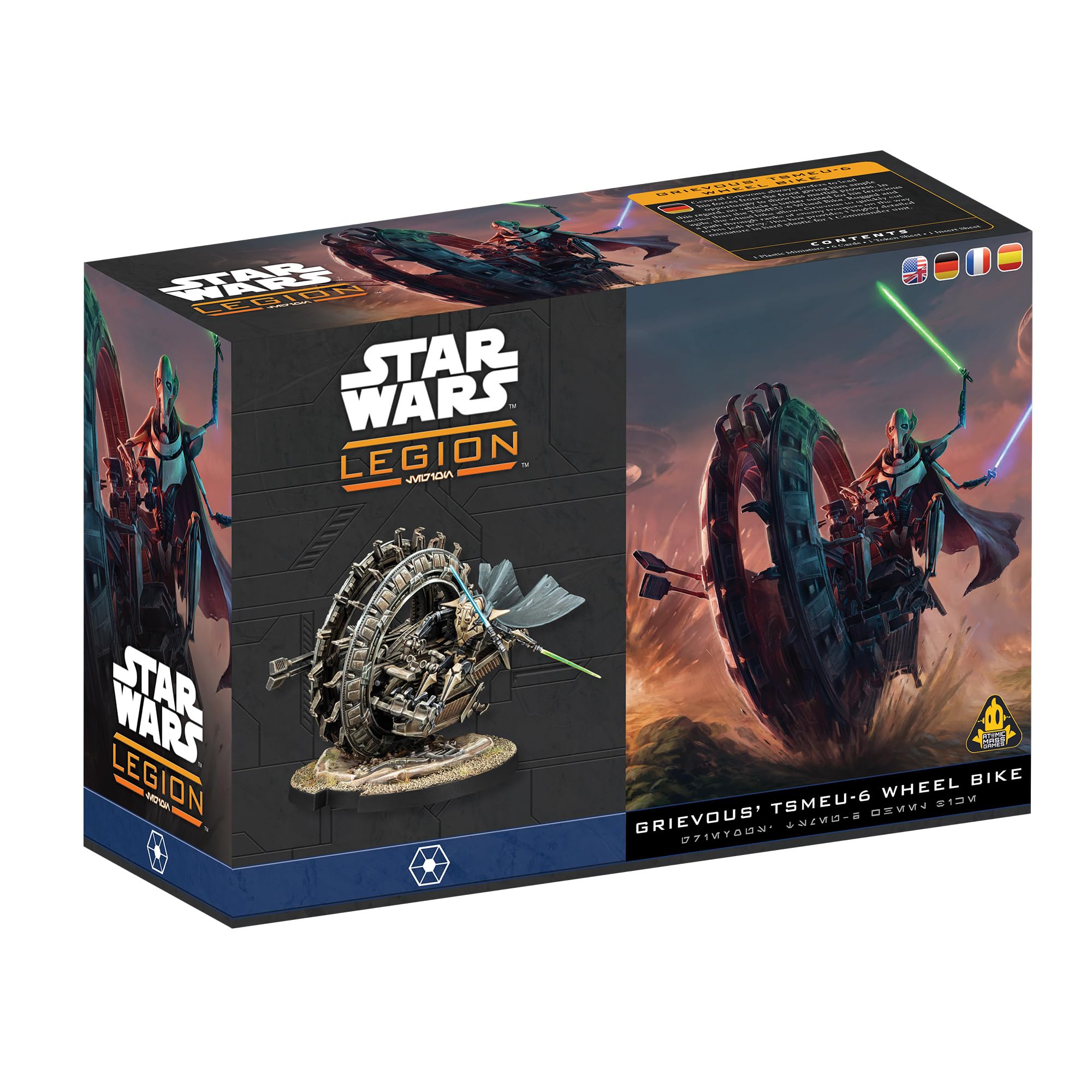 Asmodee Star Wars: Legion - General Grievous on TSMEU-6 Wheel Bike | Strategy Wargame | 2 Players 1