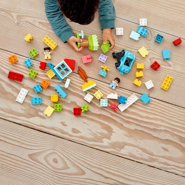 LEGO DUPLO Classic Brick Box 10913 - Educational Building Set for Toddlers 18 Months+
