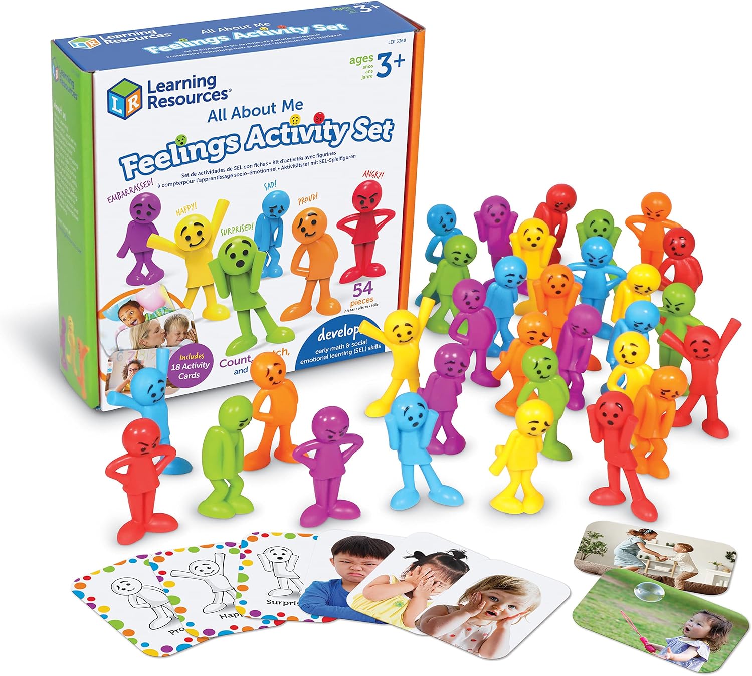 Learning Resources All About Me Feelings Activity Set - 54 Pieces, Ages 3+ 1