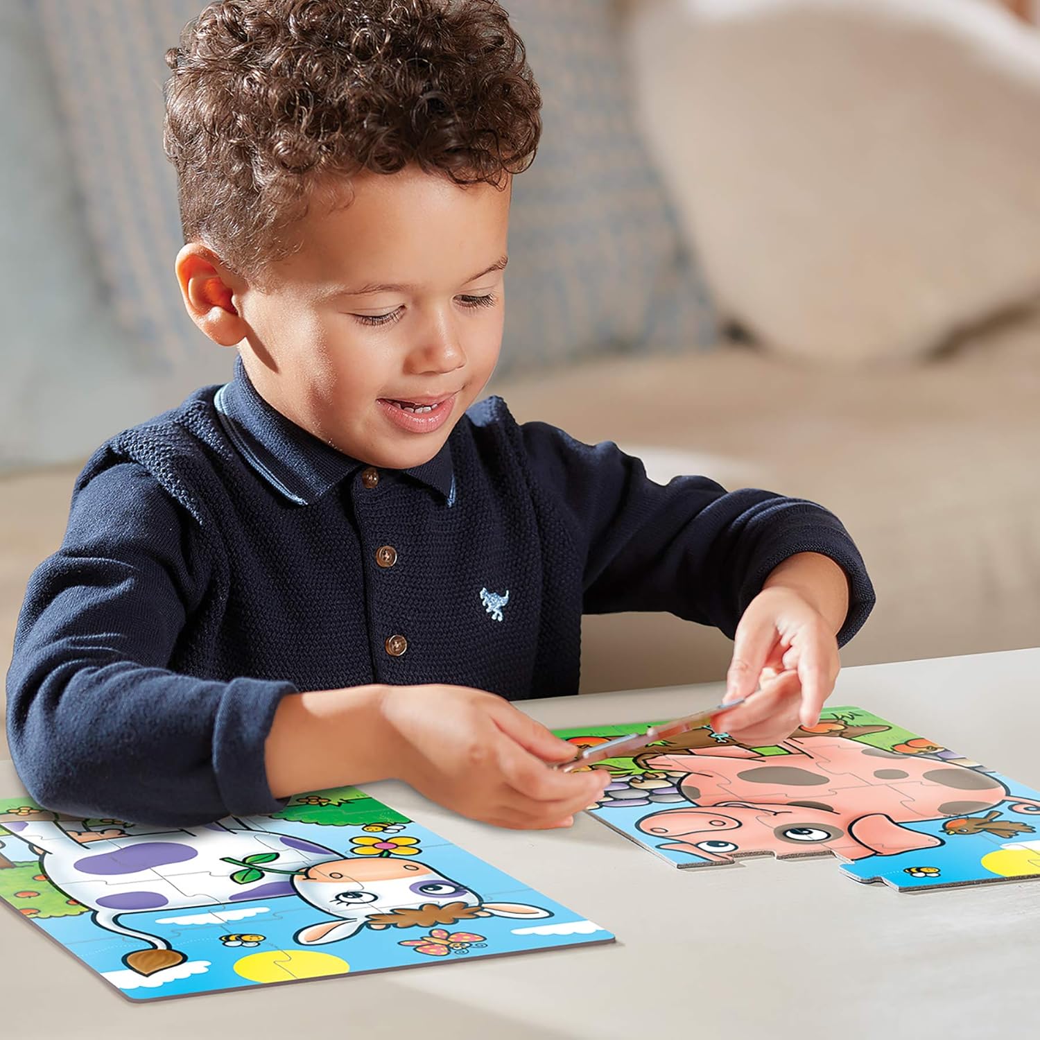 Orchard Toys First Farm Friends Jigsaw Puzzle - 24-Piece Educational Puzzle Set for Toddlers 3