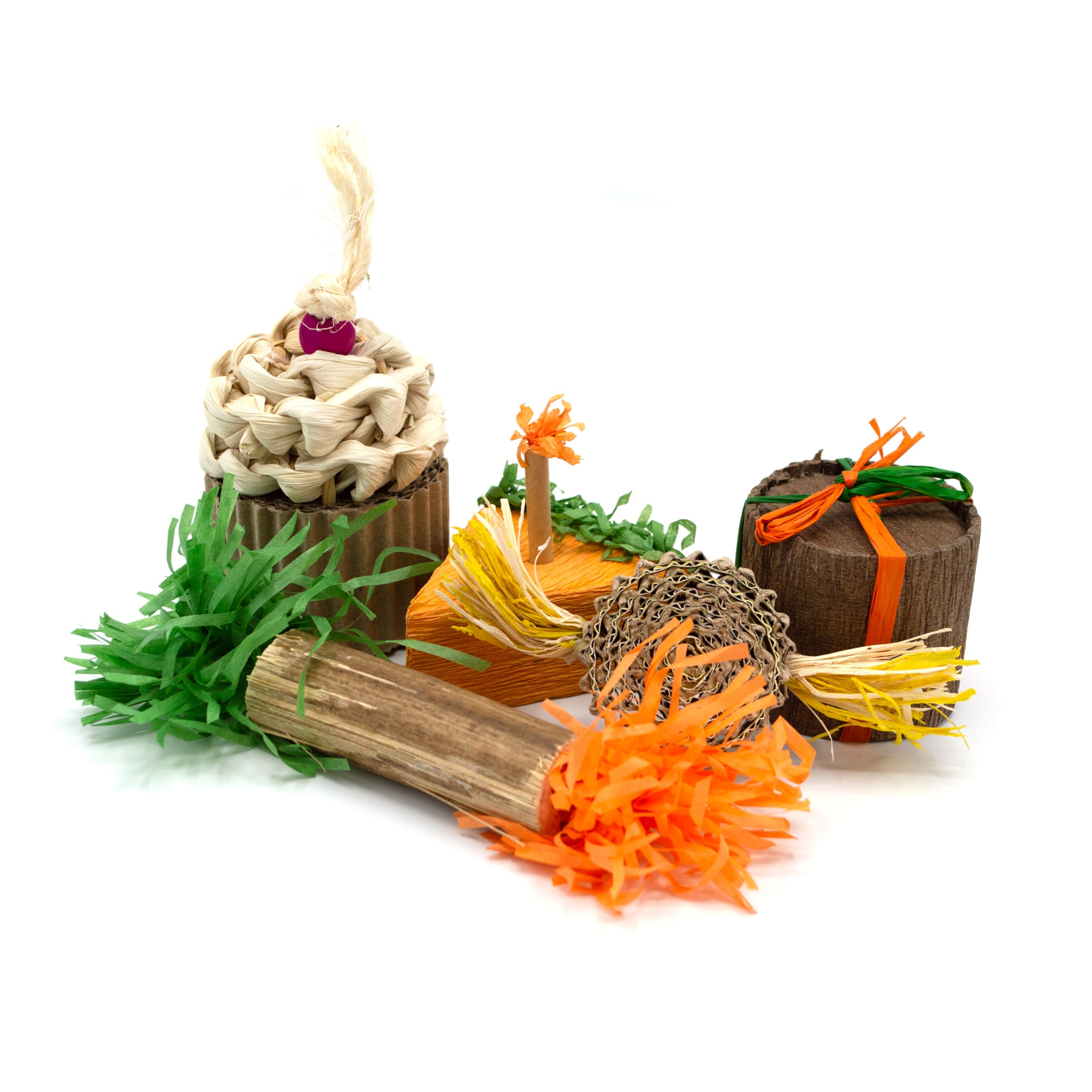Oxbow Enriched Life Birthday Party Pack - 5 Natural Chews for Small Animals | Lightweight & Portable