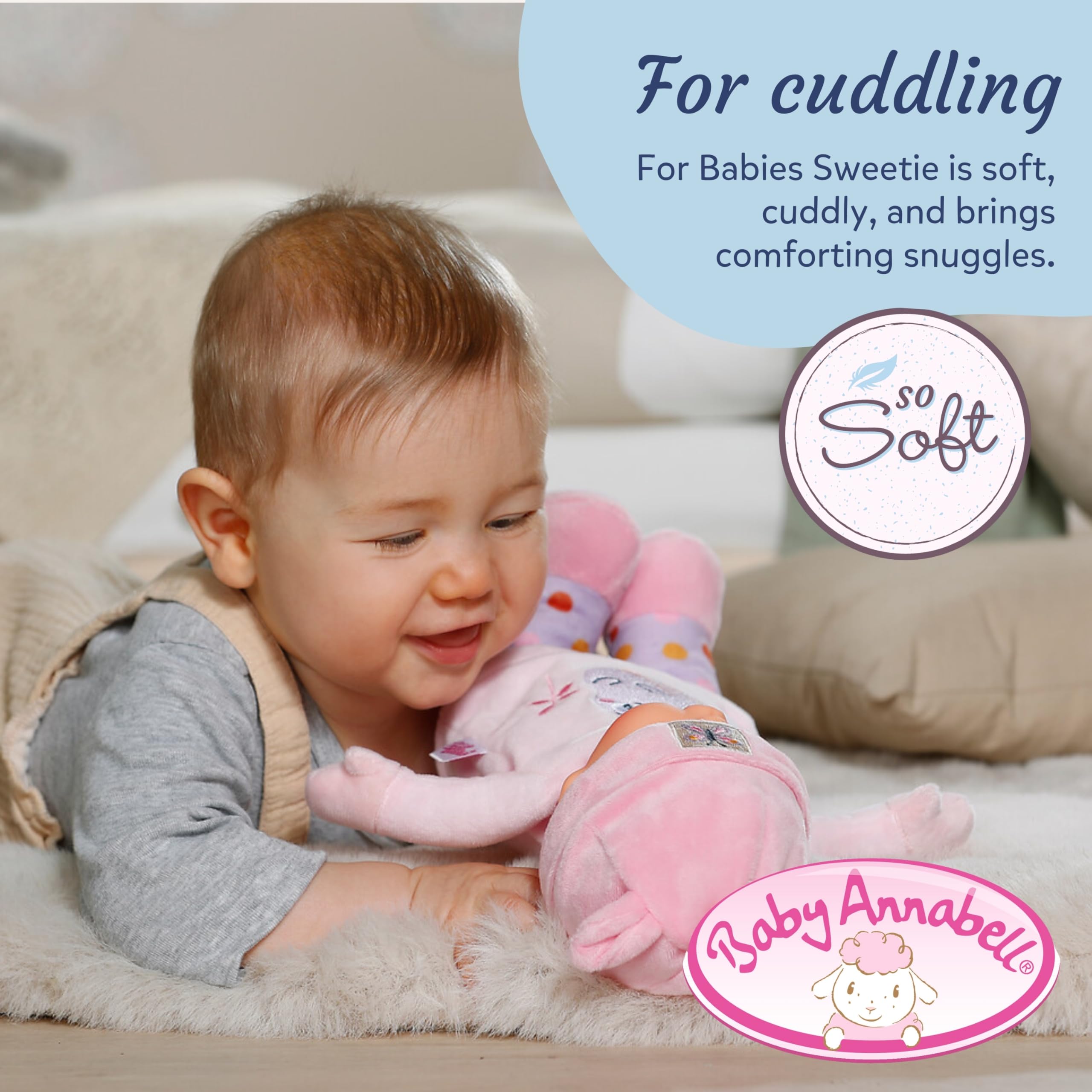 Baby Annabell Sweetie Pink - Soft30 cm First Doll for Newborns 5