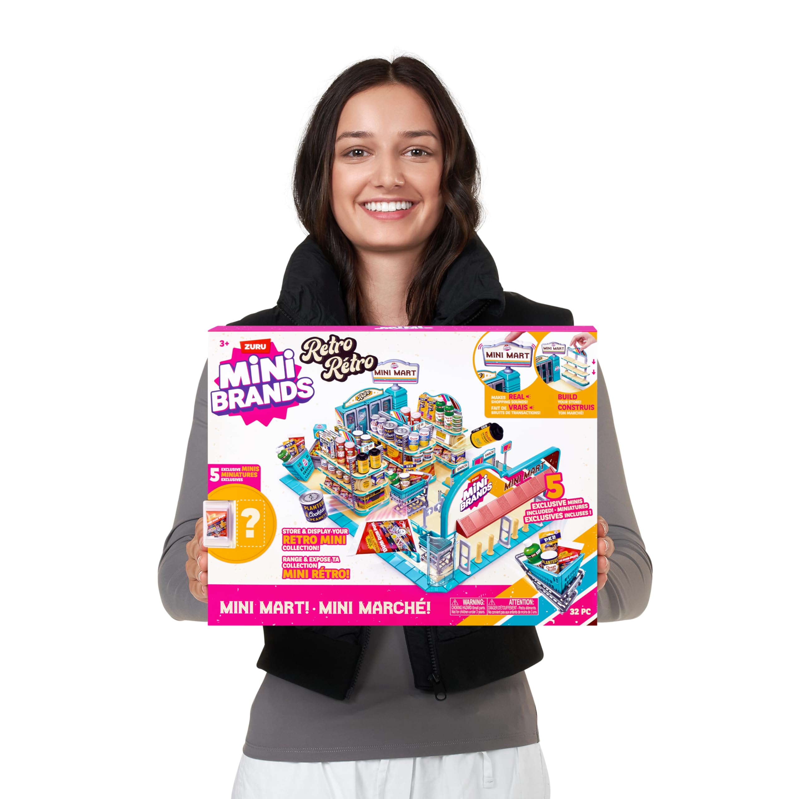 Mini Brands Retro Grocery Mini Mart Series 1 - Collectible Playset for Kids & Collectors 6