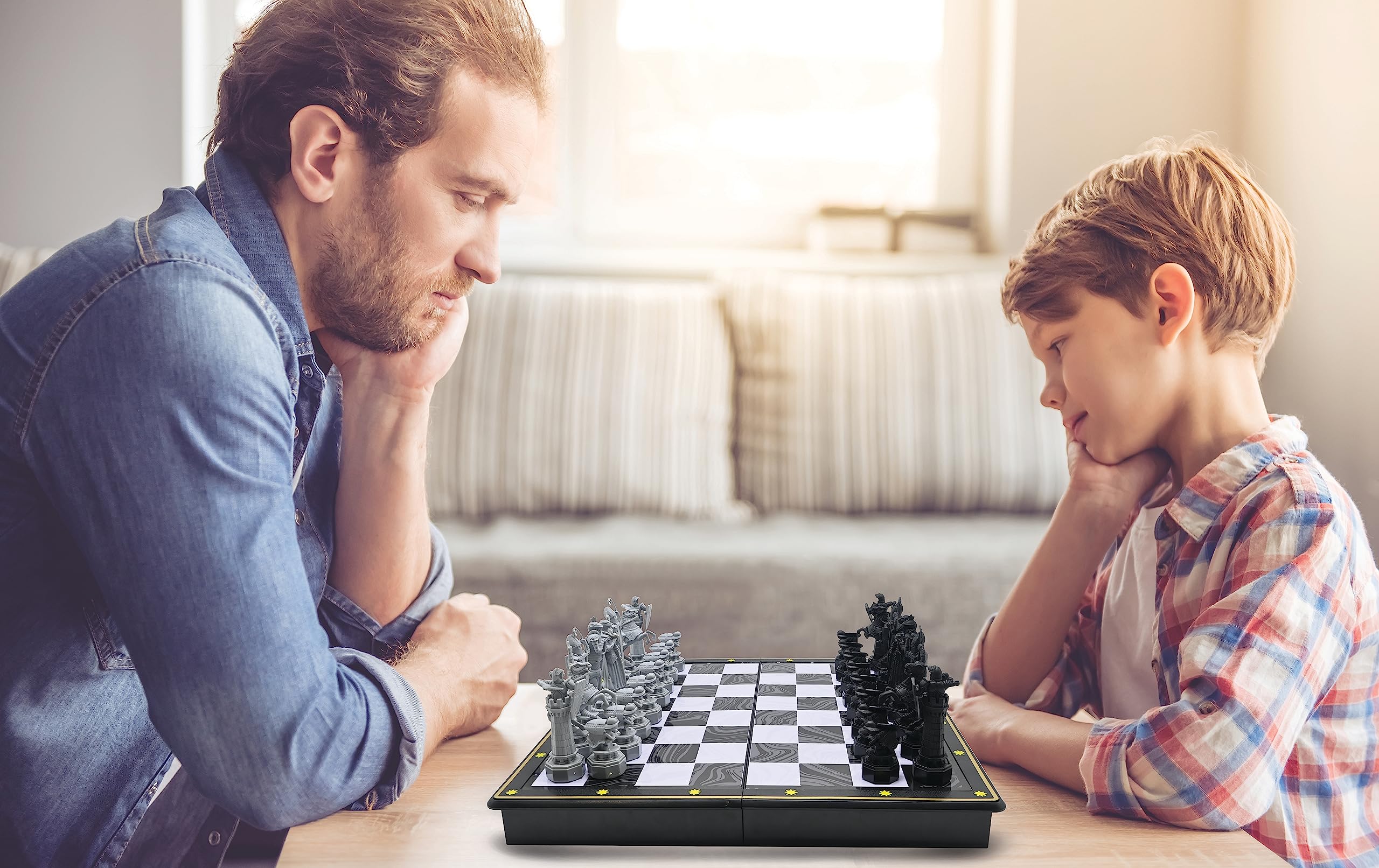 Lexibook Harry Potter Chess Set Magnetic Foldable Board Game 12