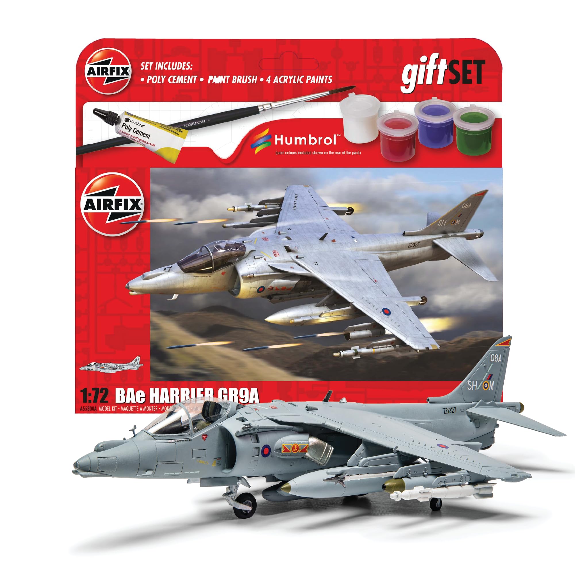 Airfix BAE Harrier GR.9A Model Building Kit - 1:72 Scale Aircraft Model for Ages 8+ 7
