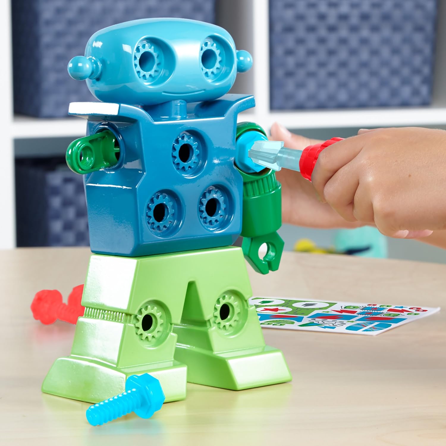 Learning Resources Design & Drill Robot - Building Toy for Fine Motor Skills & STEM Learning 6