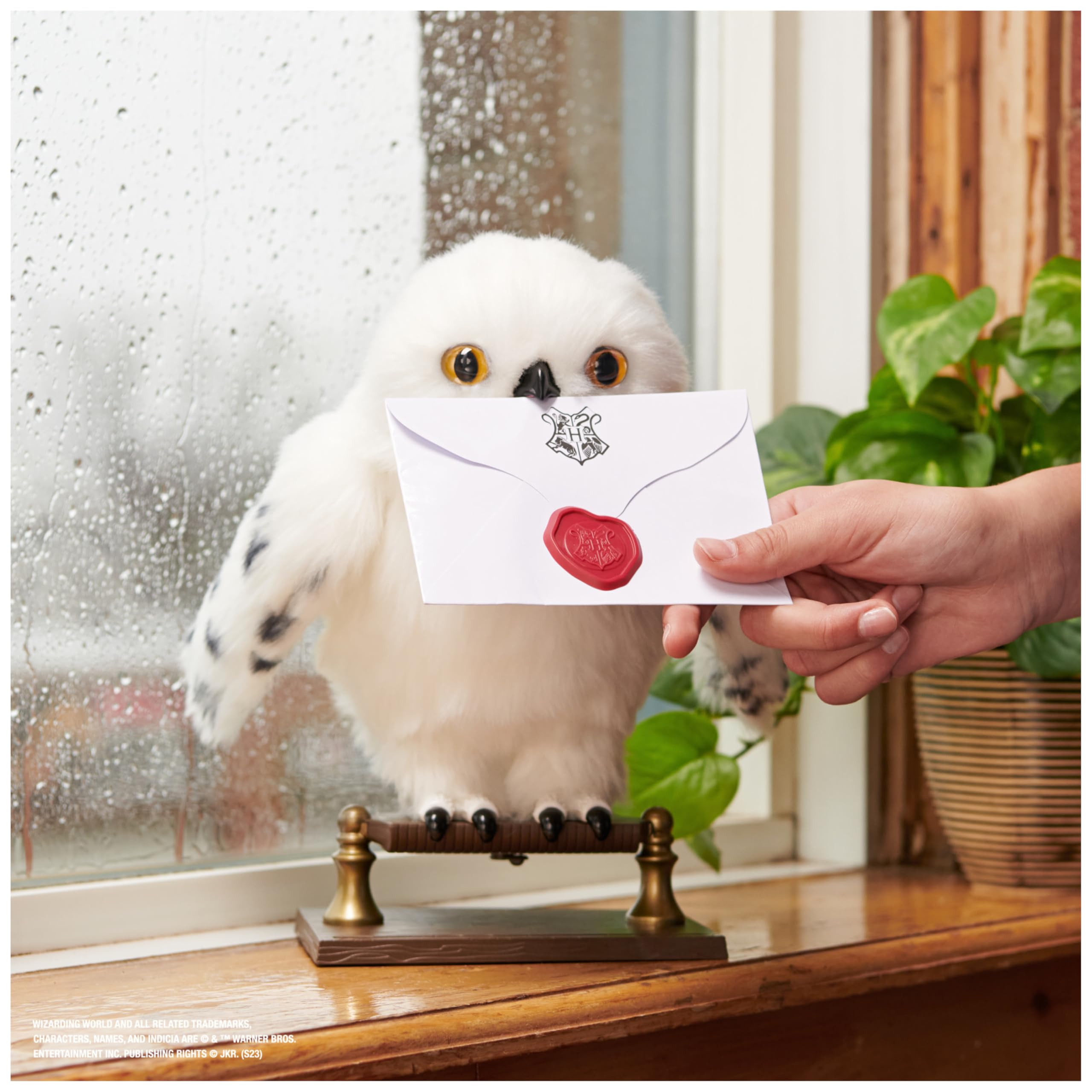 Enchanting Hedwig Interactive Harry Potter Owl - 9-inch Plush with Sounds & Movements 6