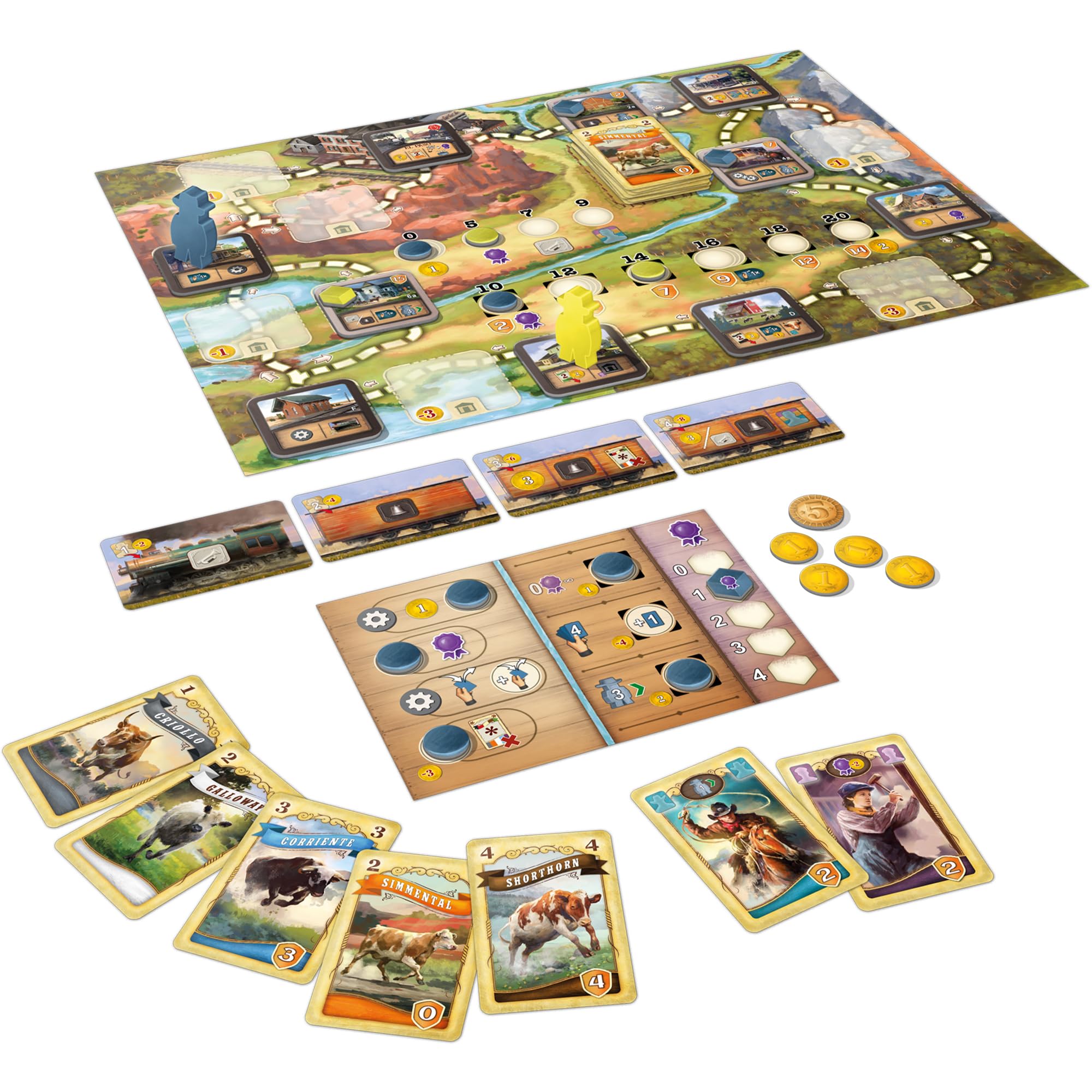 Lookout Great Western Trail: El Paso Board Game 2