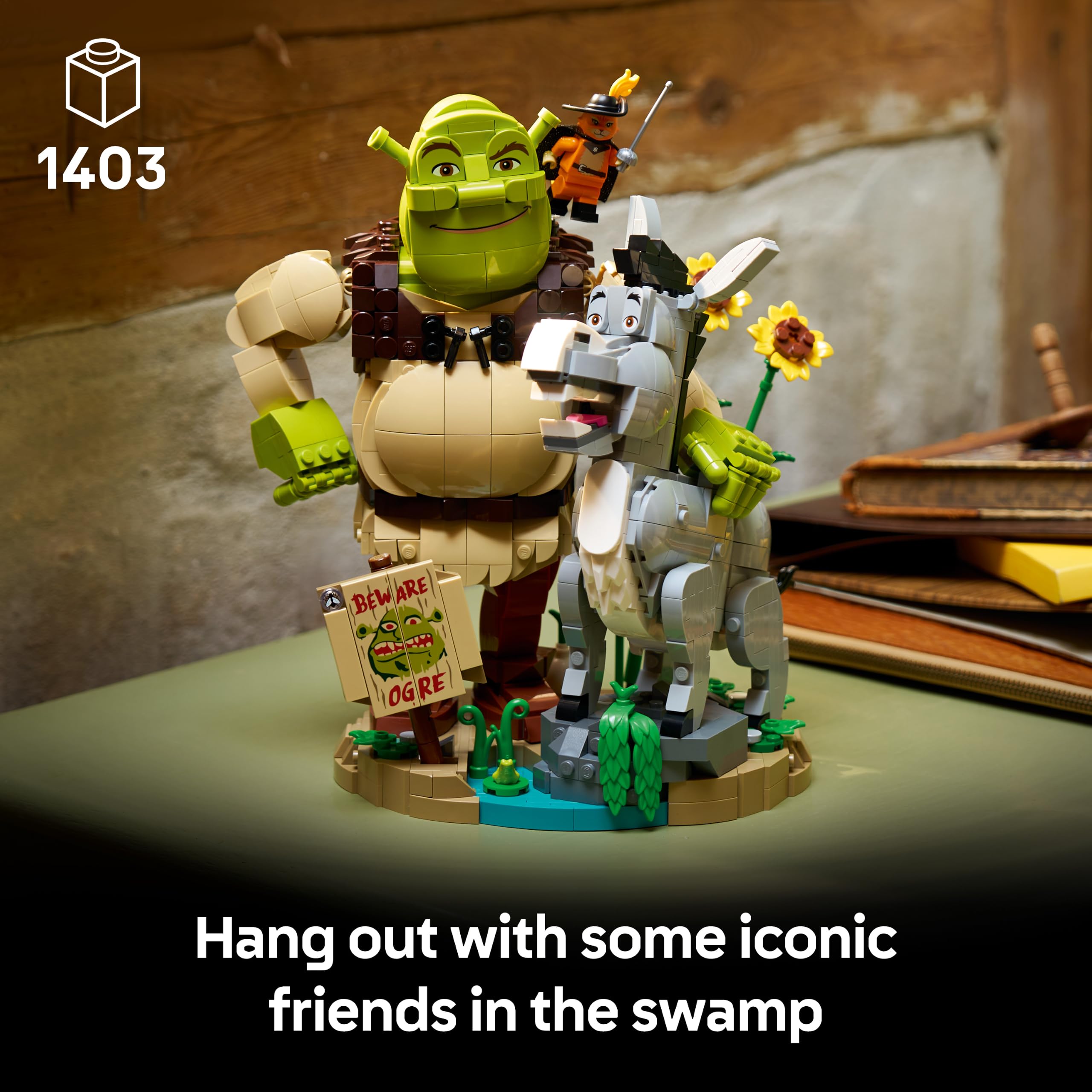 LEGO Shrek, Donkey & Puss in Boots 72423 Building Set | Ages 18+ | 1490g