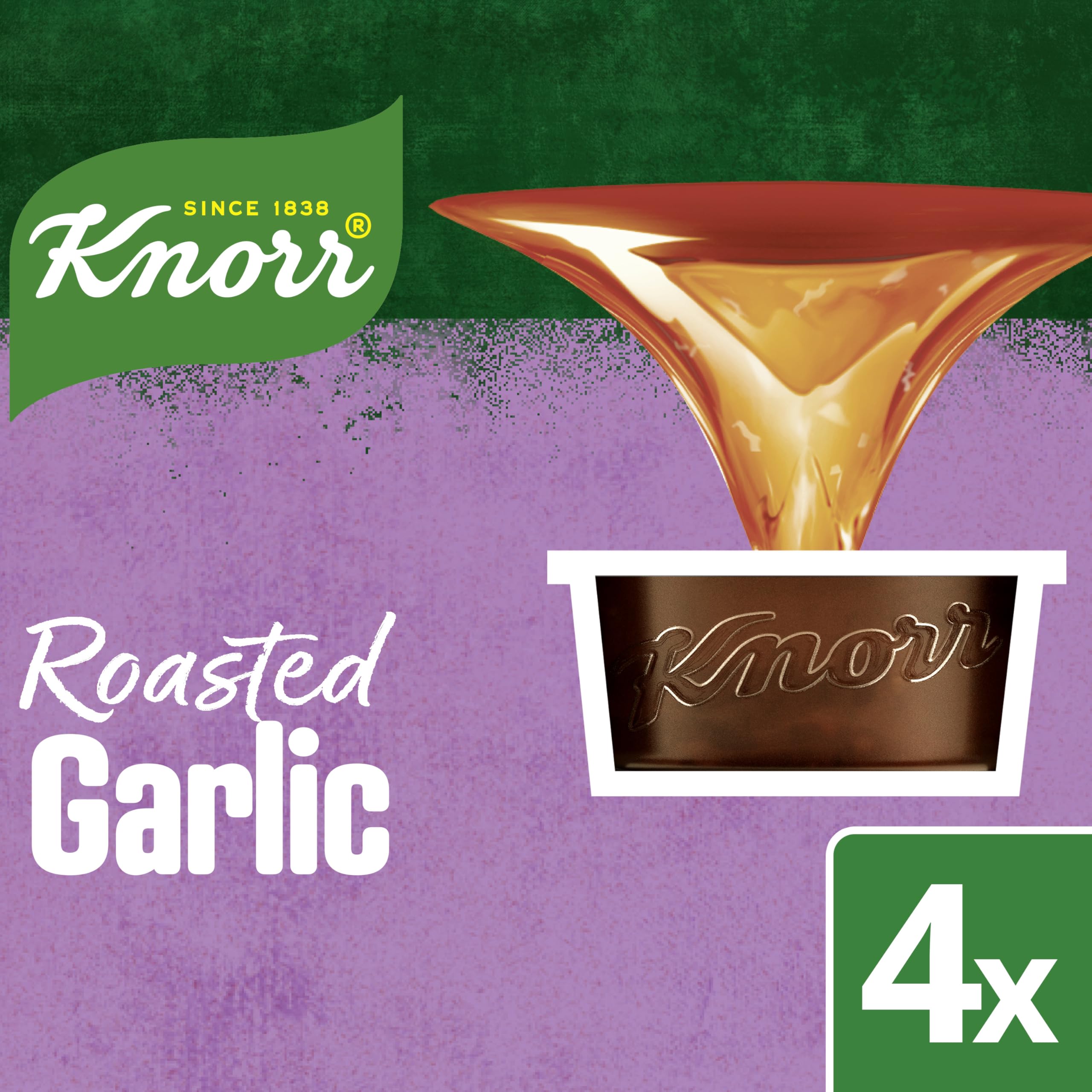 Knorr - Roasted Garlic Stock Pots Pack of 4 8