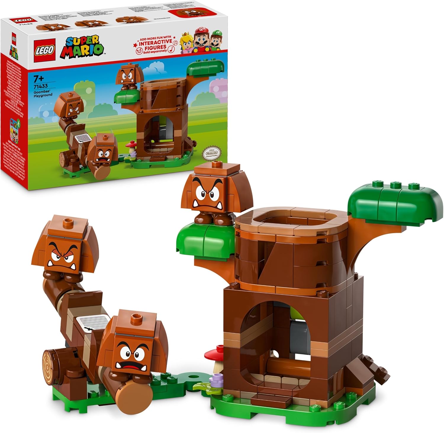 LEGO Super Mario Goombas’ Playground Set - 3 Goomba Figures & Interactive Playset for Kids 7+ 1