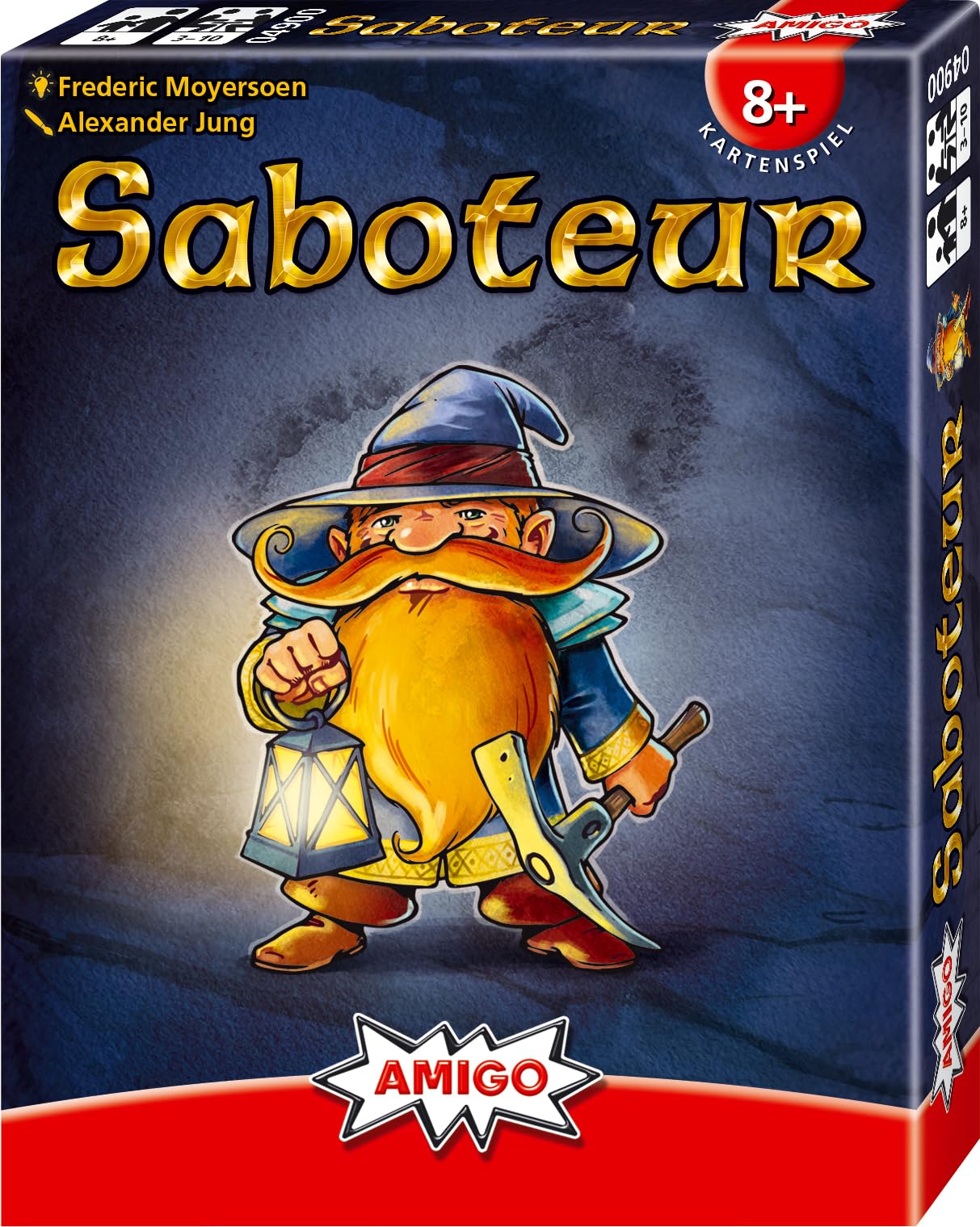 AMIGO Saboteur Game - Card Game for 3-10 Players | ~30 Min Duration | Cardboard Paper