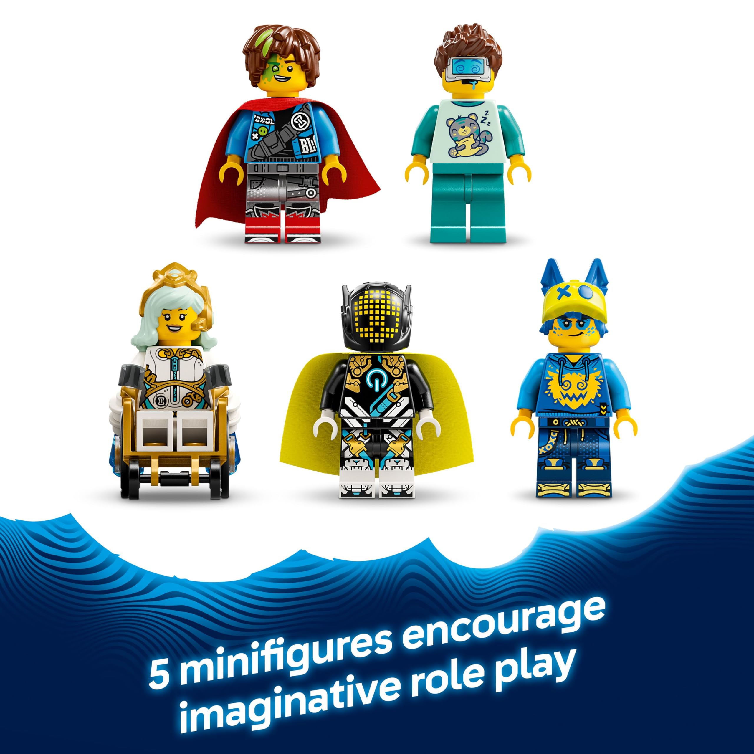 LEGO DREAMZzz Nightmare Shark Submarine Toy 71500 - 2in1 Modular Set for Ages 9+ 5