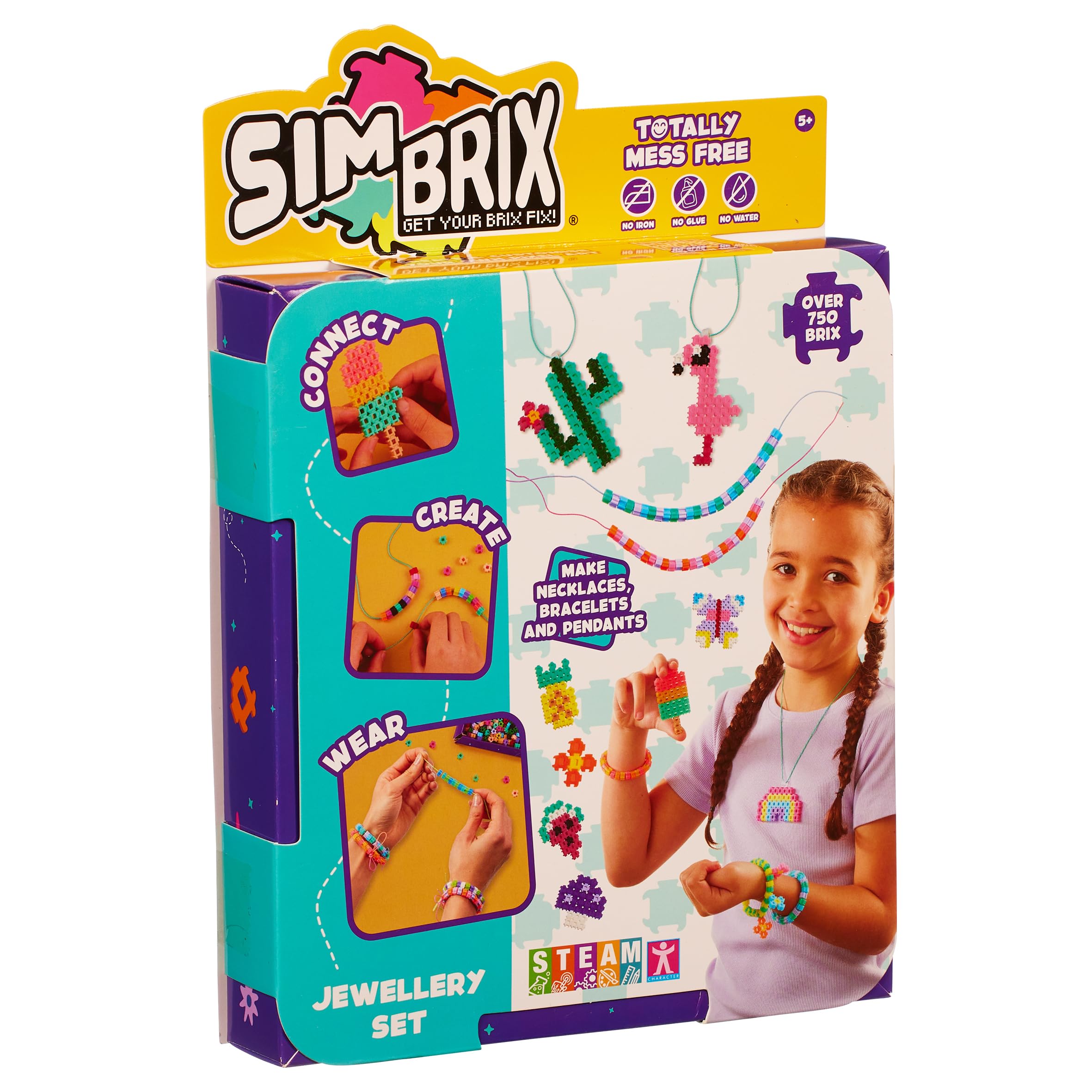 Character Options Simbrix Jewllery Pack 08000 with 750+ Brix Creative Activity Set
