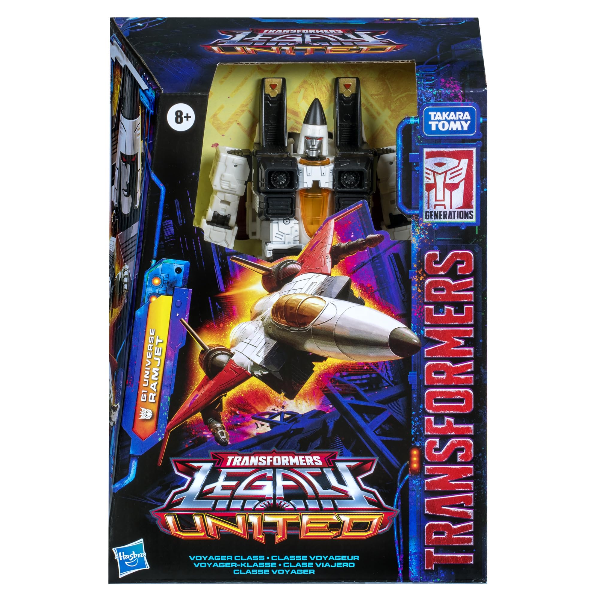 Transformers Legacy United Voyager Class Ramjet Action Figure - G1 Universe | 23 Steps | 7-inch 2