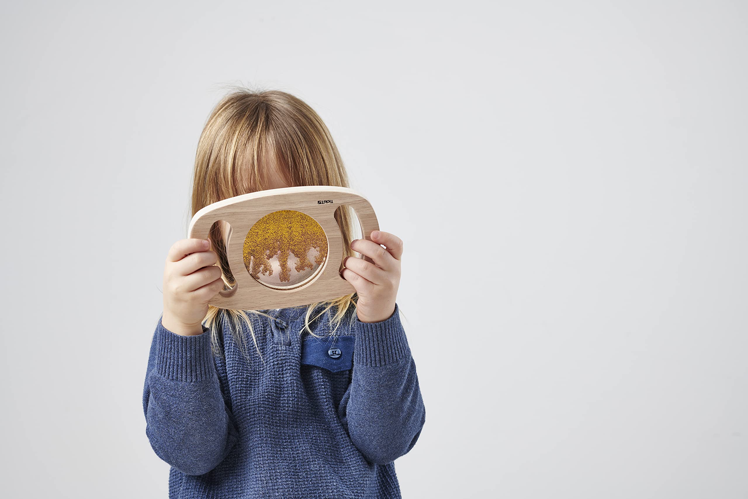 tickit Easy Hold Glitter Panel – Gold Rubberwood Sensory Panel for Toddlers 12 Months+ 8