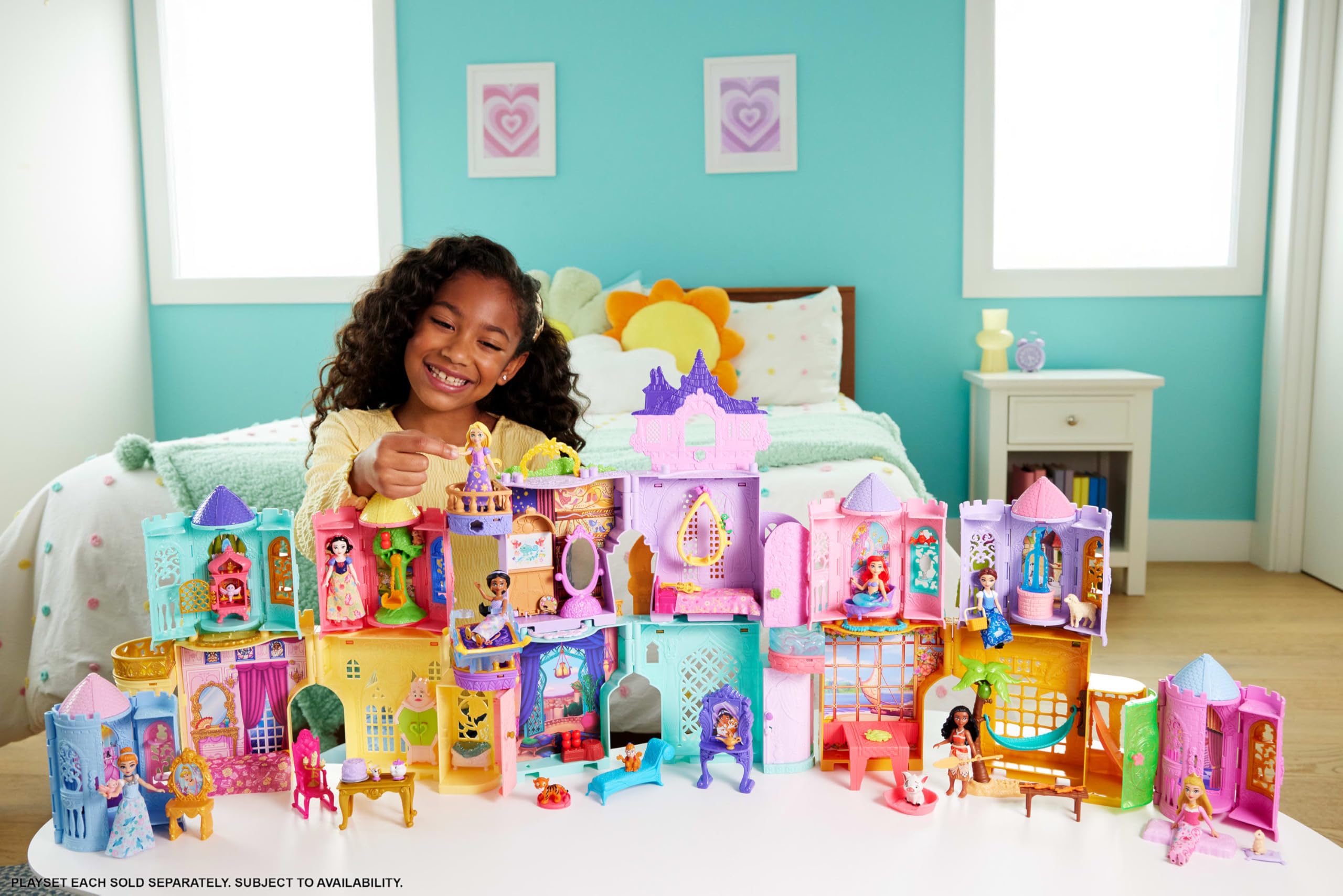 Mattel Disney Princess Rapunzel Storytime Stackers Doll House Playset - Tower with Doll, Pascal Figure & 7 Accessories 5