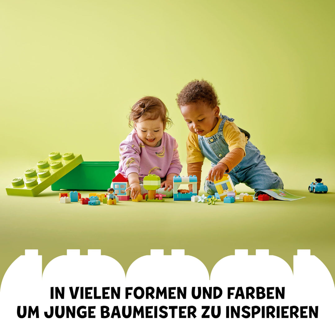 LEGO DUPLO Classic Brick Box 10913 - Educational Building Set for Toddlers 18 Months+
