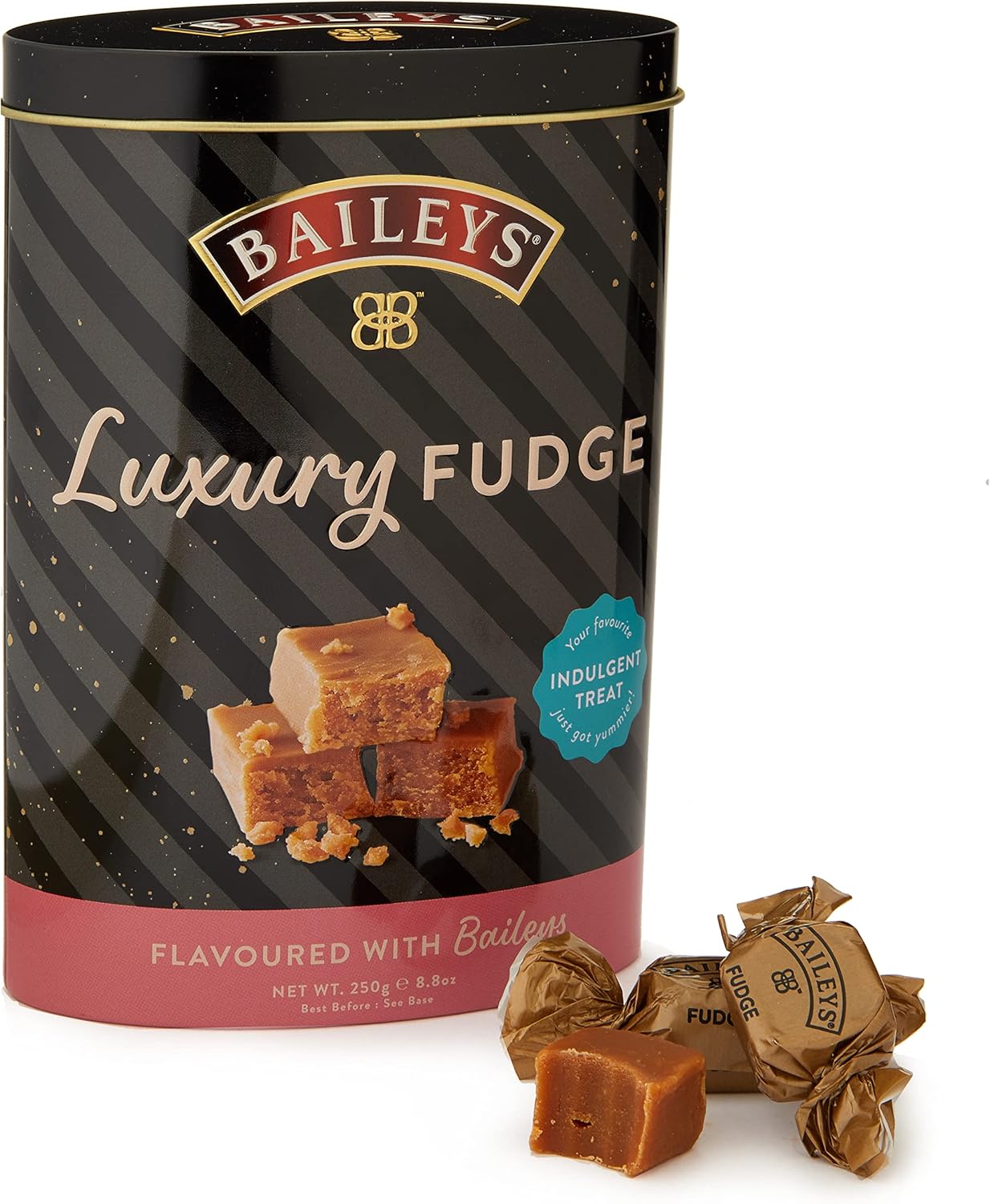 Gardiners of Scotland Baileys Luxury Fudge Oval Tin 250g