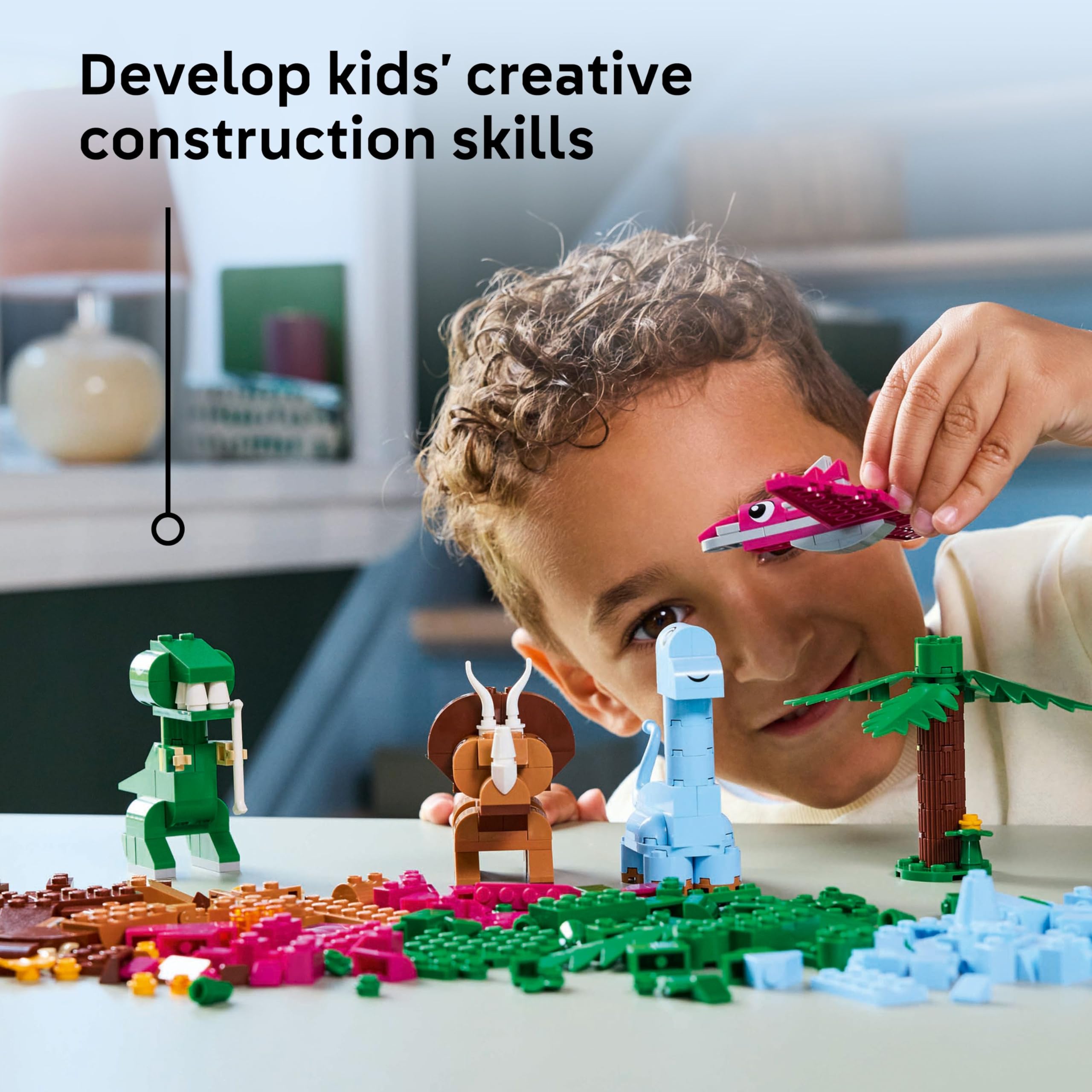 LEGO Classic Creative Dinosaurs Set - Building Toys for Kids 5+ 10