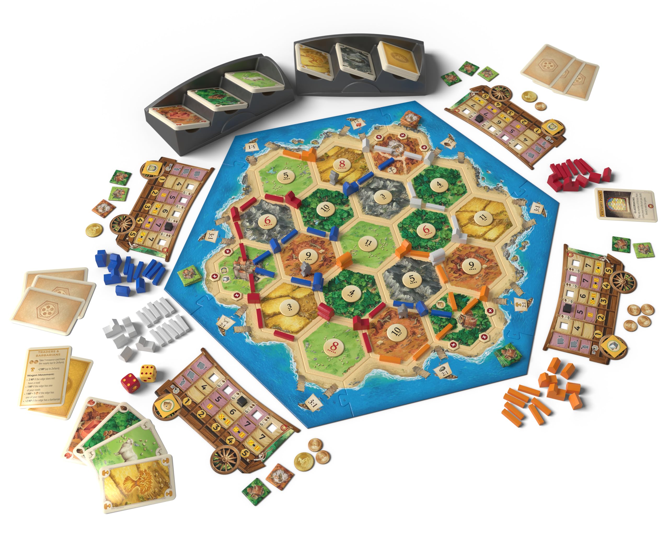 CATAN Traders & Barbarians Expansion 6th Edition Board Game 5